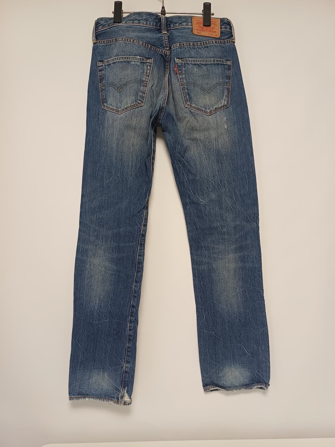 리바이스 501 오리지널 데미지 워싱 데님 (W32 L34) 상품이미지2
