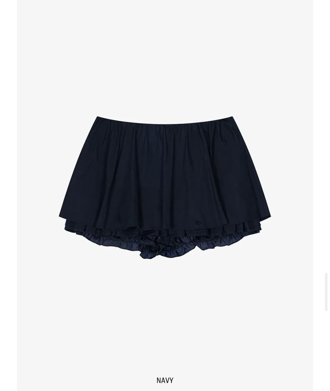 그로브 바인 플레어 스커트 네이비 m 상품이미지1