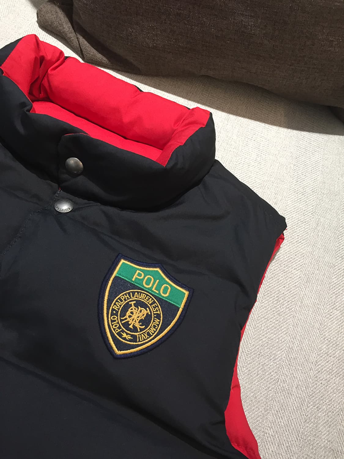 (WOMAN) 폴로랄프로렌 리버시블 패딩조끼 M, 양면  상품이미지4