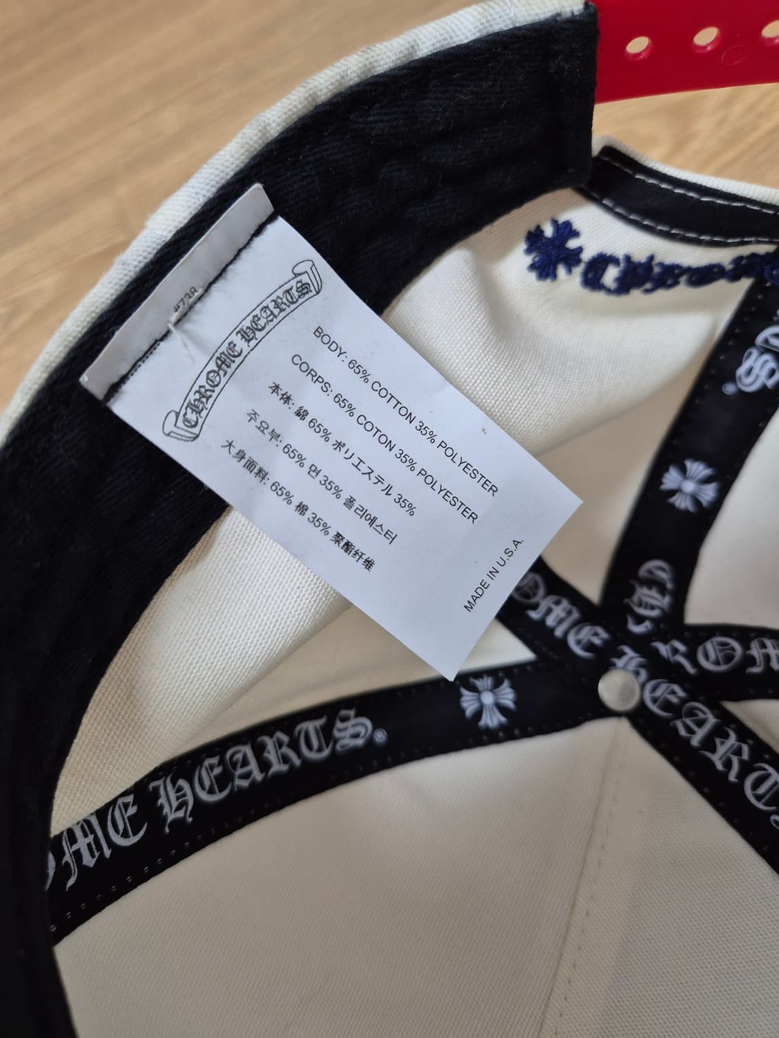 크롬하츠 CH자수 5패널 캡 상품이미지6