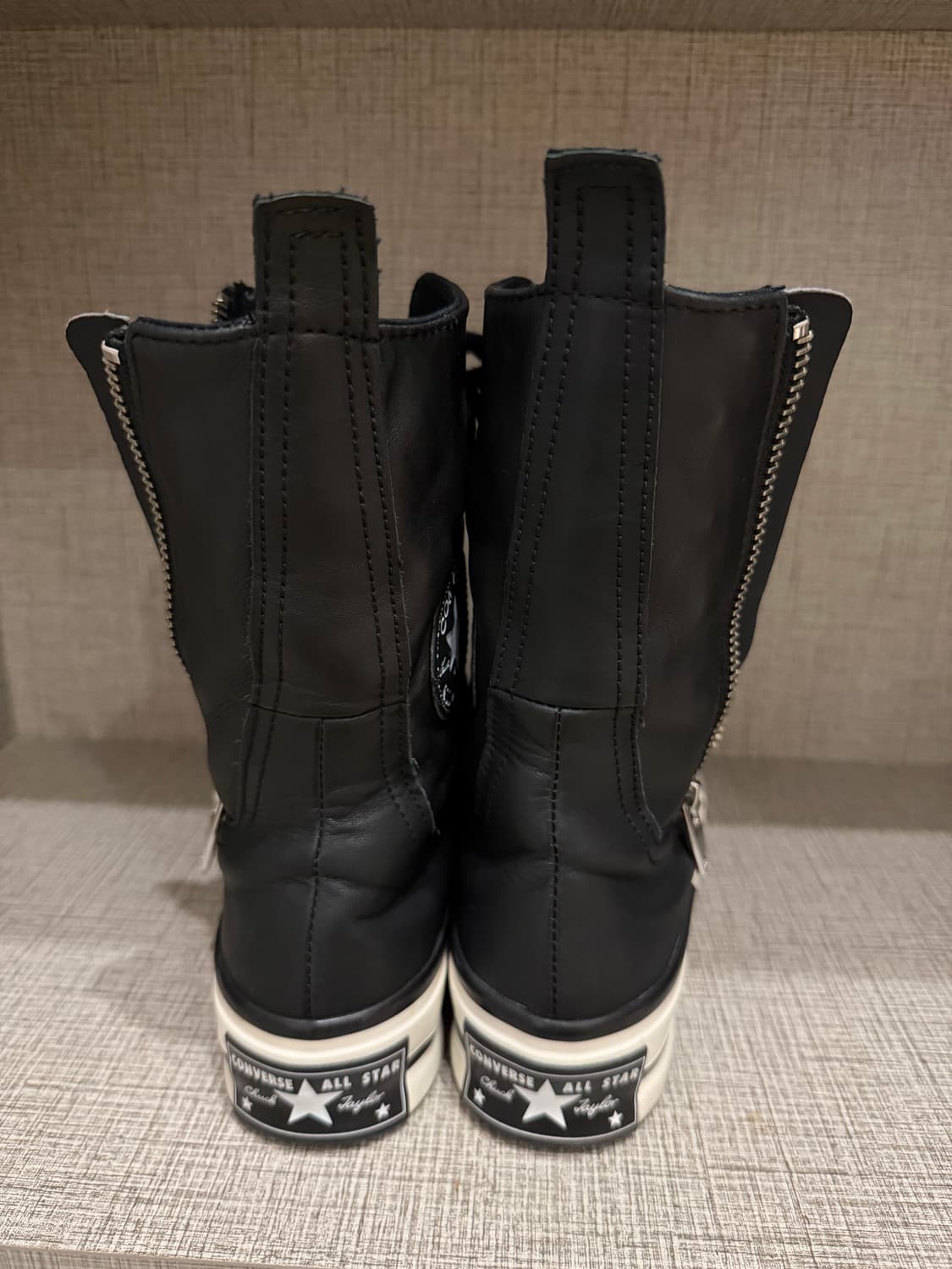 컨버스 척 70 플러스 엑스하이 레더 블랙 상품이미지3