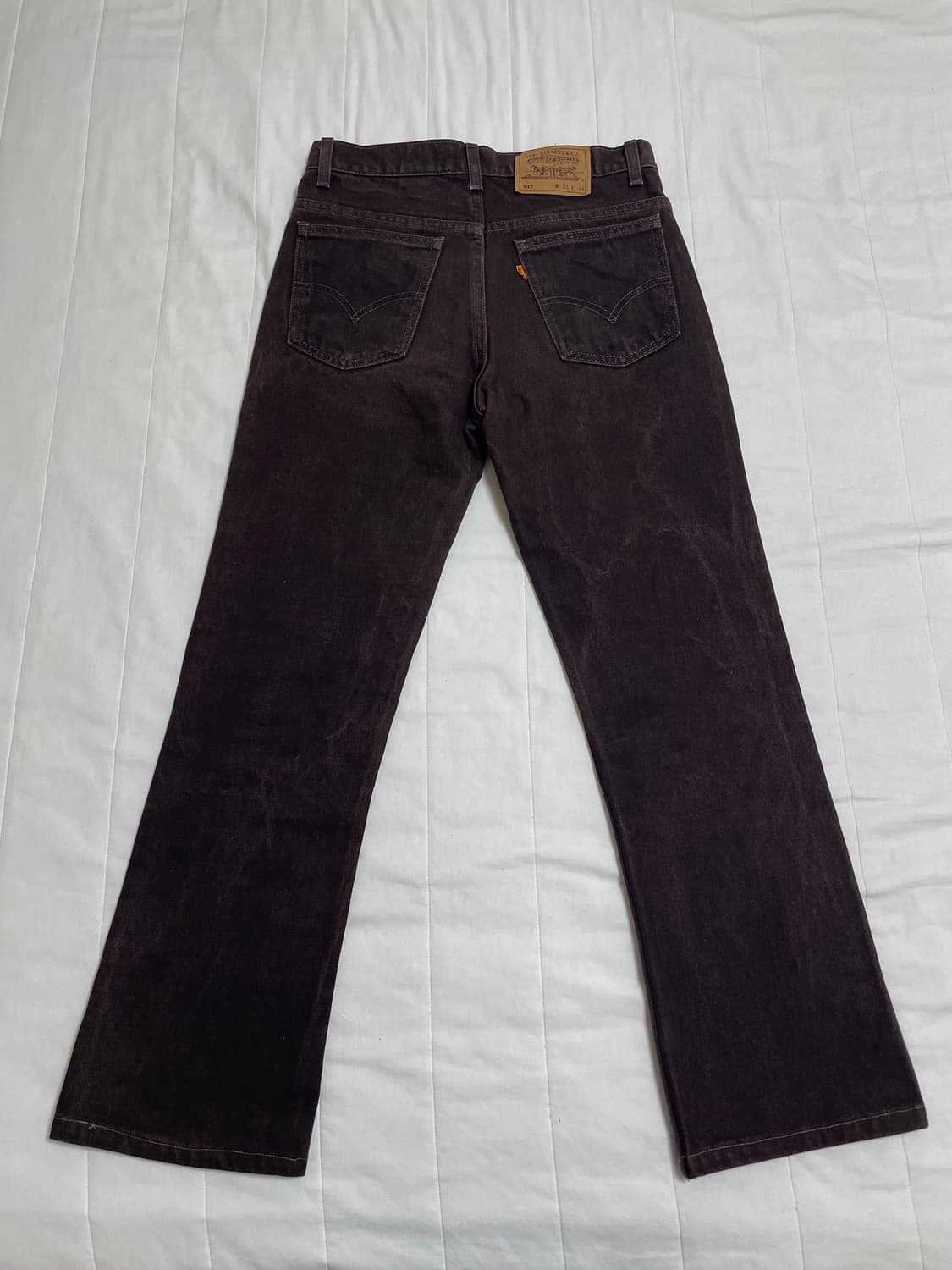 리바이스 90s 브라운 517 부츠컷 벨바텀 상품이미지5