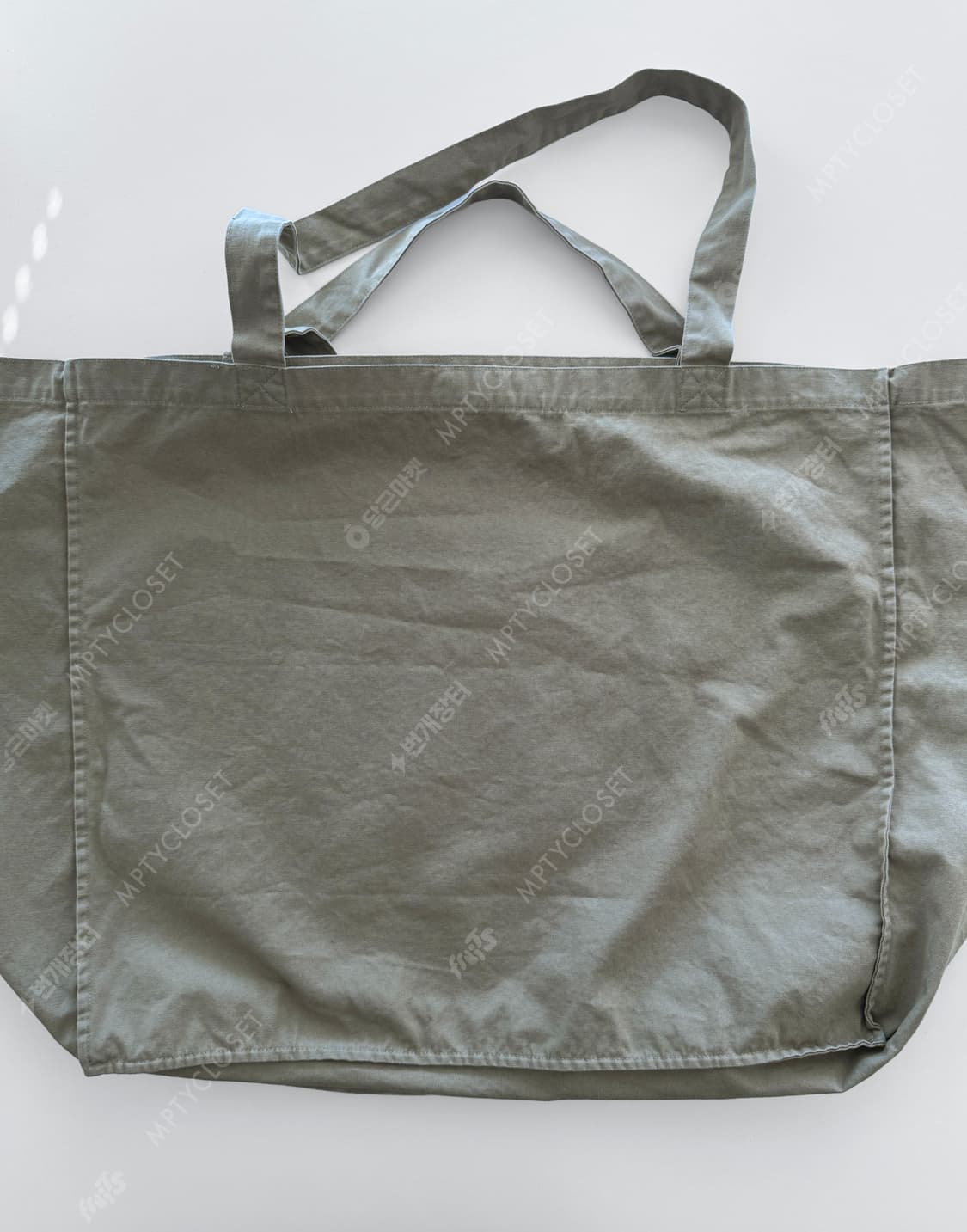 올세인츠 biggy 토트백 라이트카키 상품이미지6