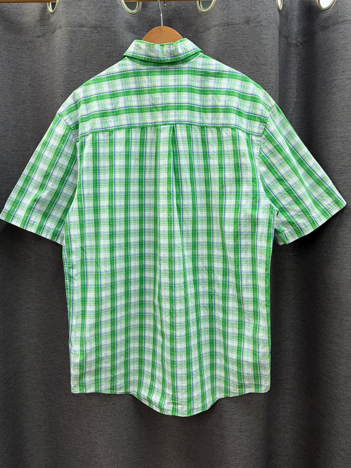 팀버랜드 체크 반팔 셔츠 오버핏 남방 상품이미지2