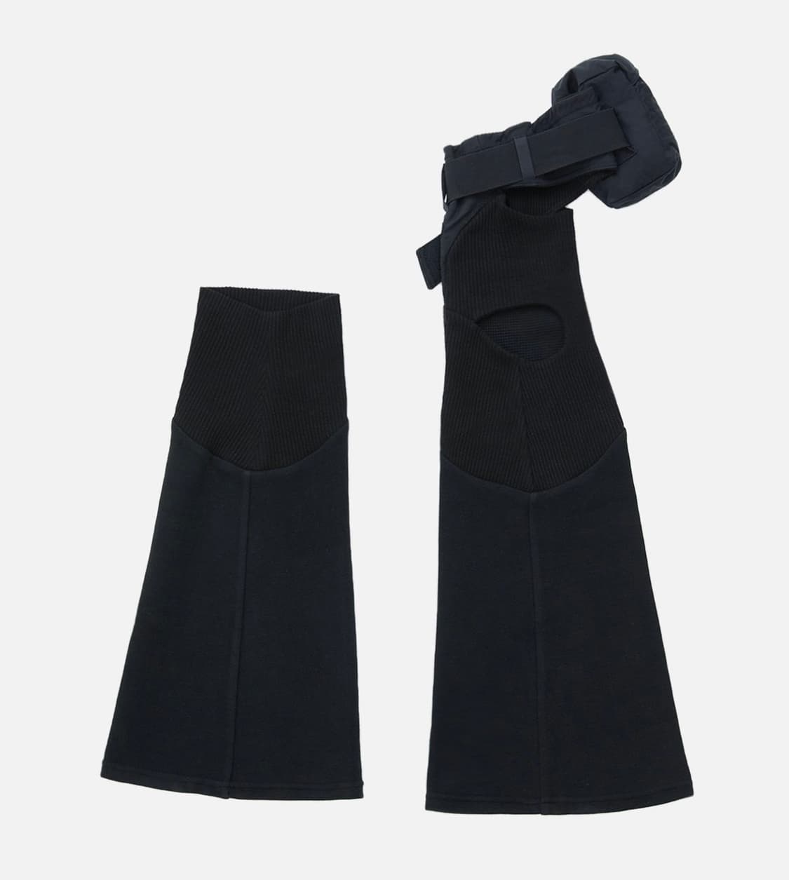 에이시넥틱스 레그워머 블랙 asymmetric leg warmer 상품이미지2