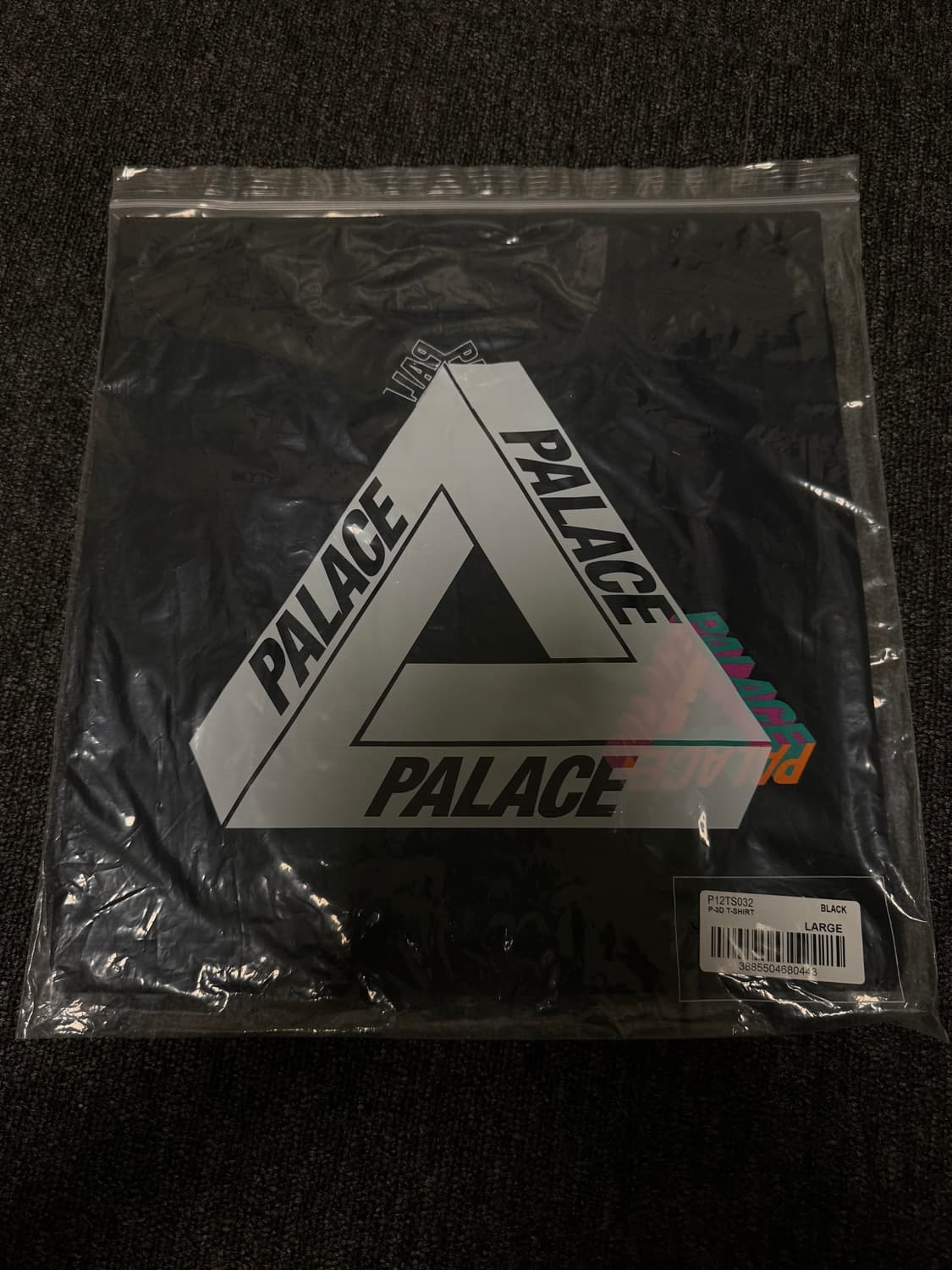[L] 팔라스 P-3D 트라이 퍼그 티셔츠 블랙 상품이미지1