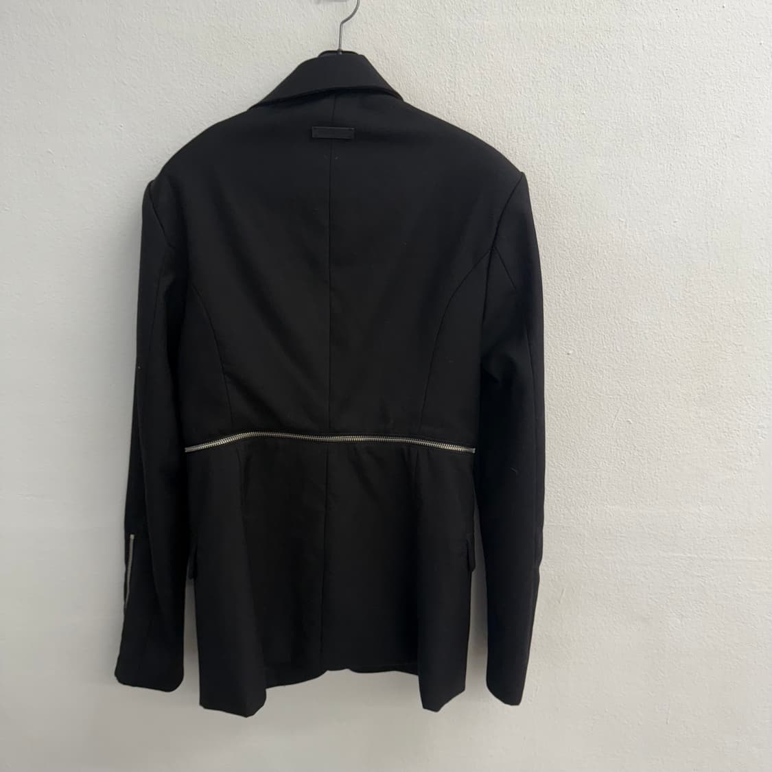 배드블러드 엘립스 집업 디태쳐블 블레이져 슬림핏 블랙 S 상품이미지6