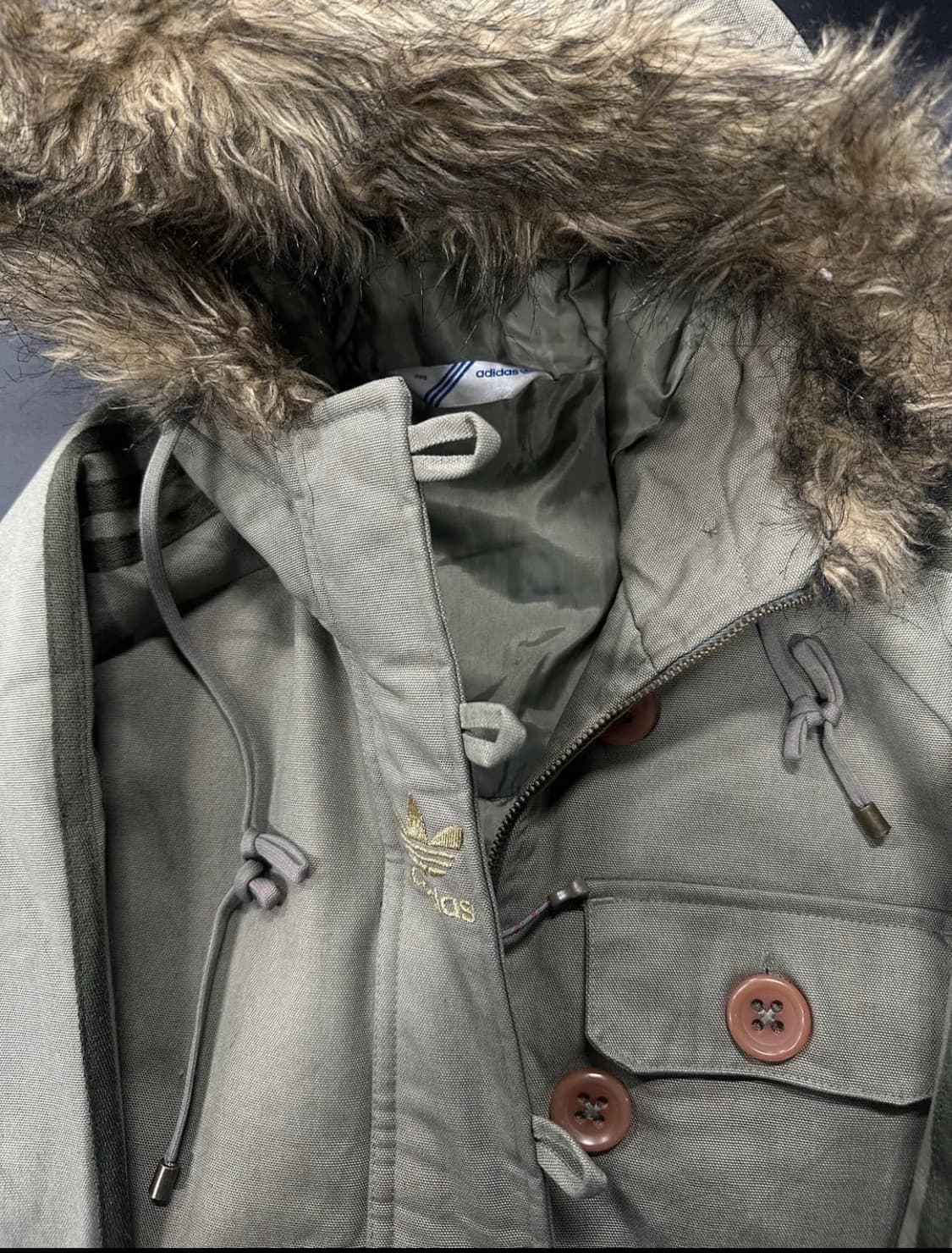 아디다스 울프죠 야상패딩 롱패딩 상품이미지2