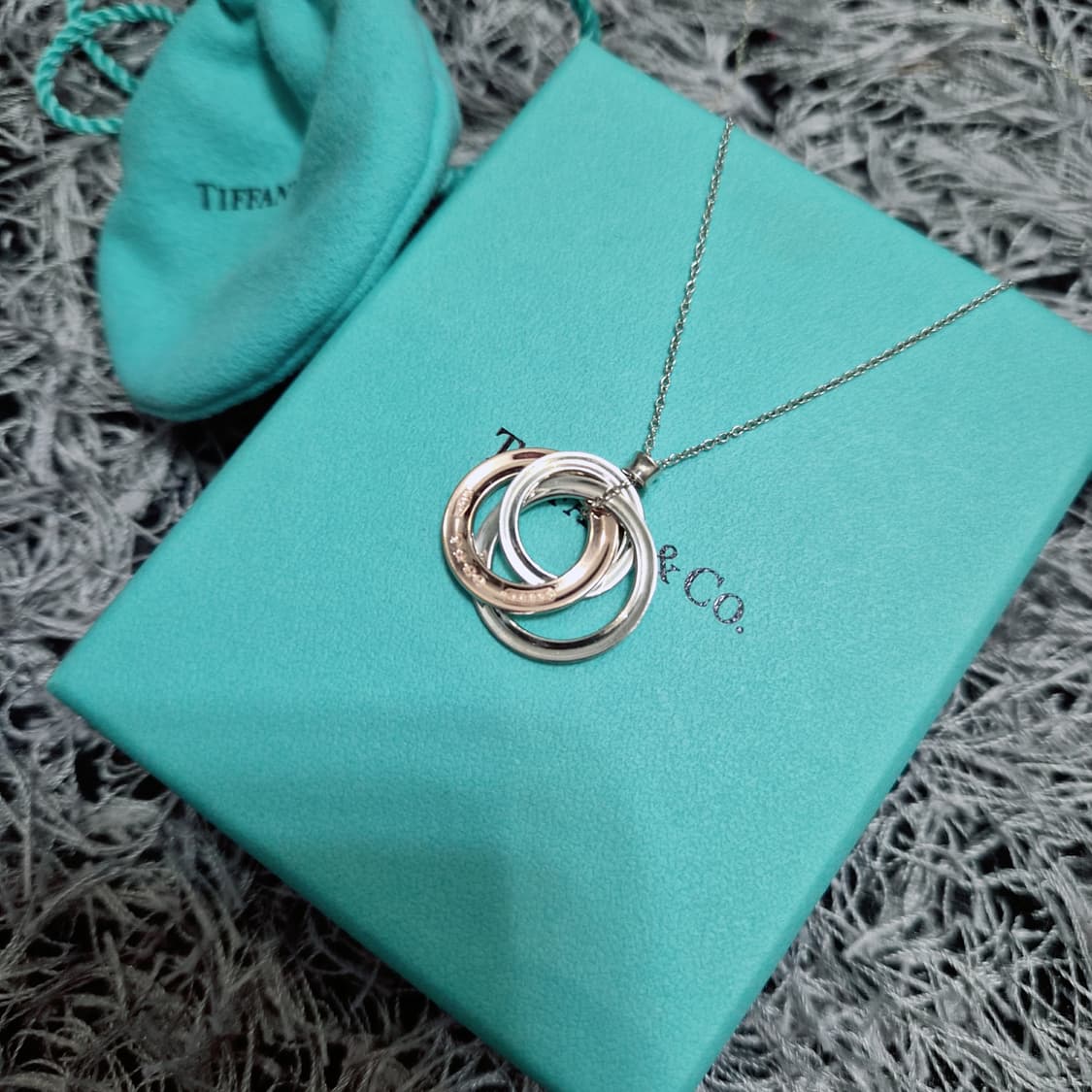 티파니 한정판 트리플 서클 목걸이 상품이미지4
