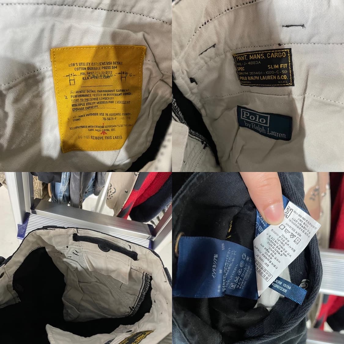 폴로 랄프로렌 HBT 유틸리티 아카이브 헤링본 팬츠 상품이미지10