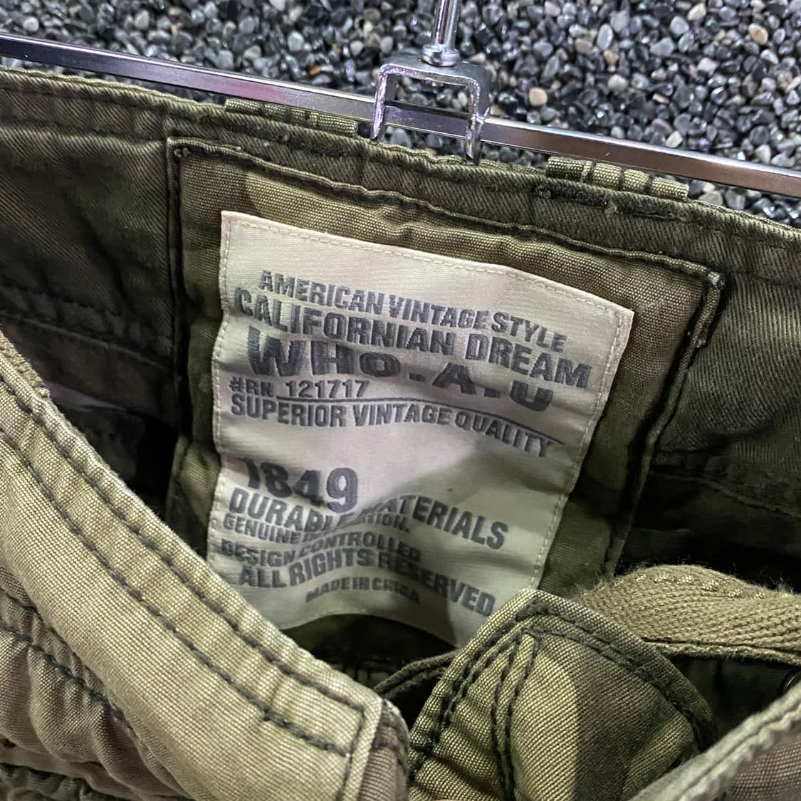 후아유 밀리터리 카고 하프팬츠 B2157 상품이미지2