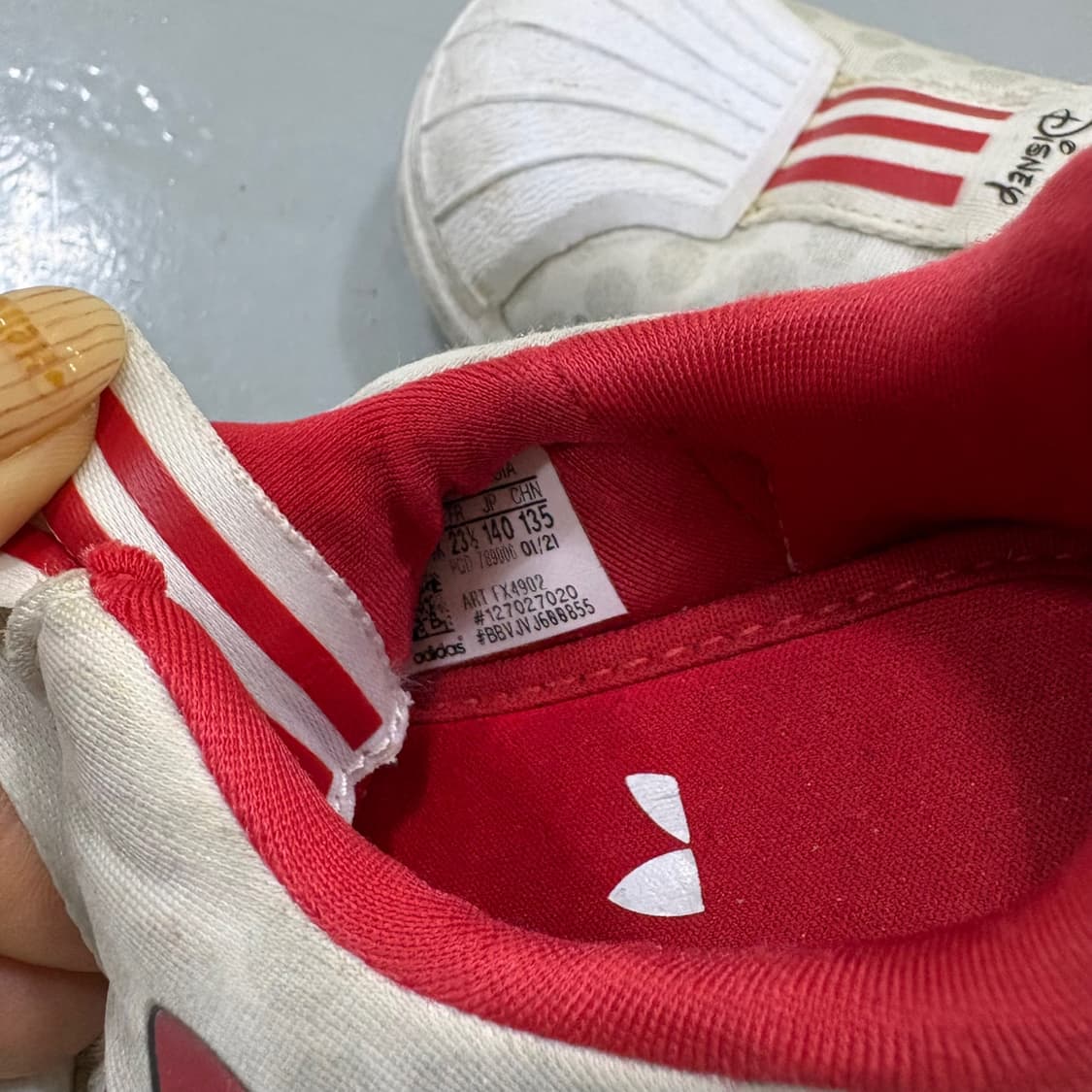 140 아디다스 키즈 슈퍼스타 운동화 0423J 상품이미지8