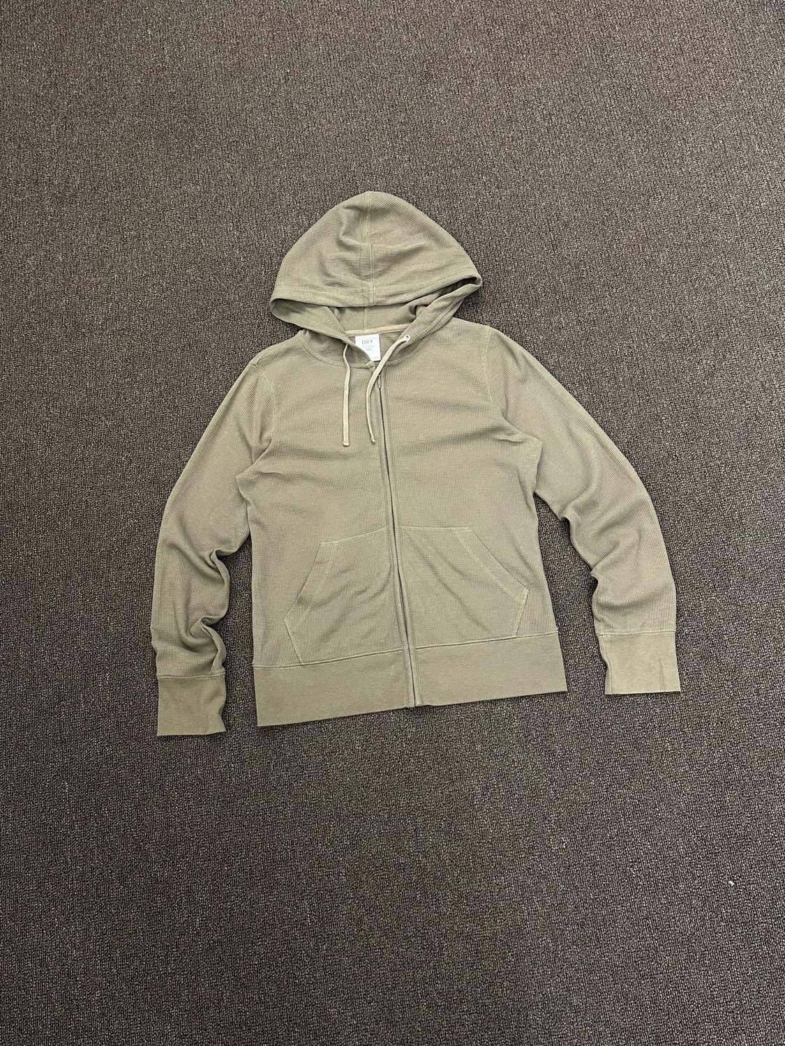 M)Uniqlo vintage 스트레치 와플 후드집업 상품이미지3