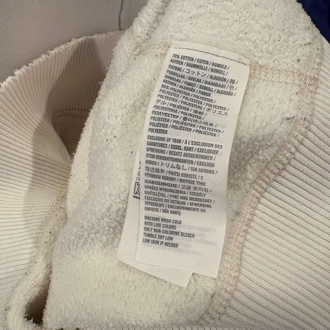 아베크롬비 화이트 후드집업 상품이미지7