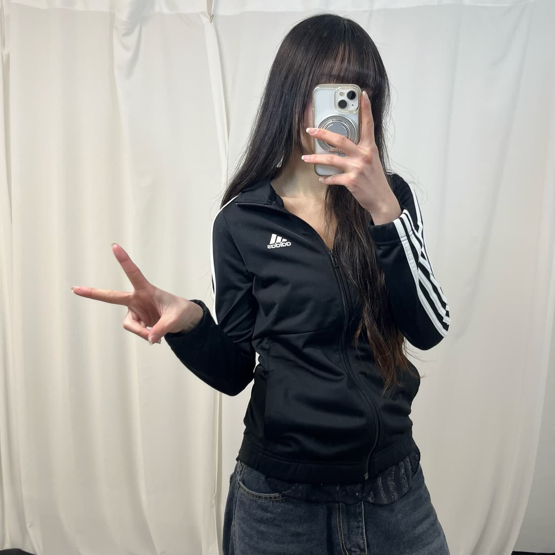 Adidas Black Track Jacket 상품이미지2