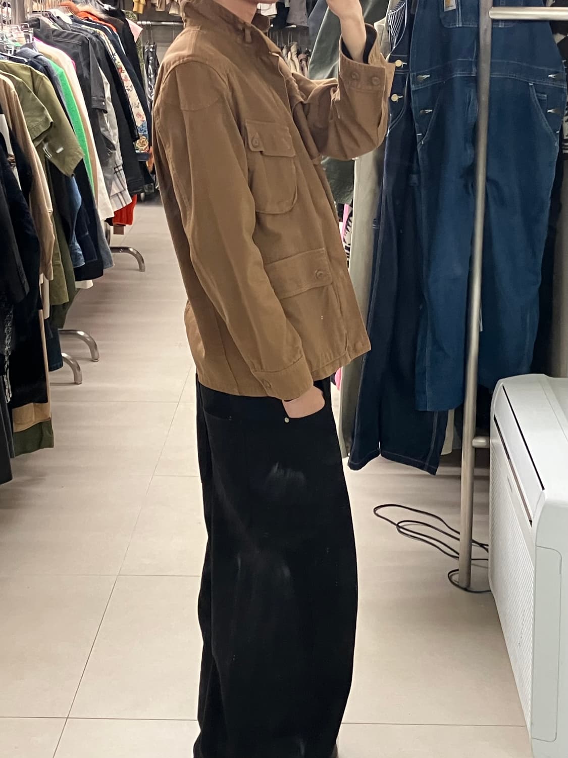 N.S.T 브라운 멀티 포켓 코튼 자켓 M  상품이미지8