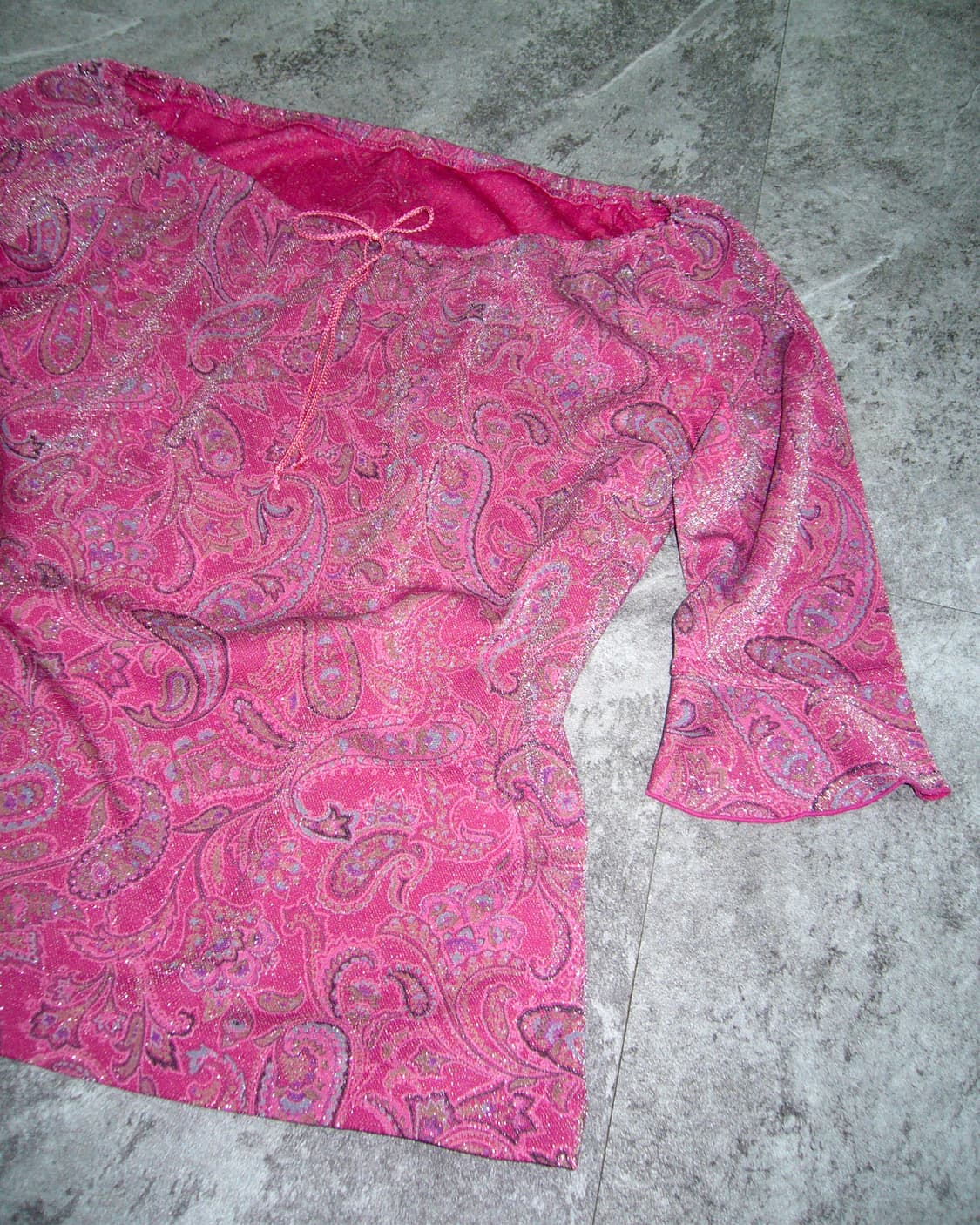 ZAZIE Paislev Pink Top 상품이미지3