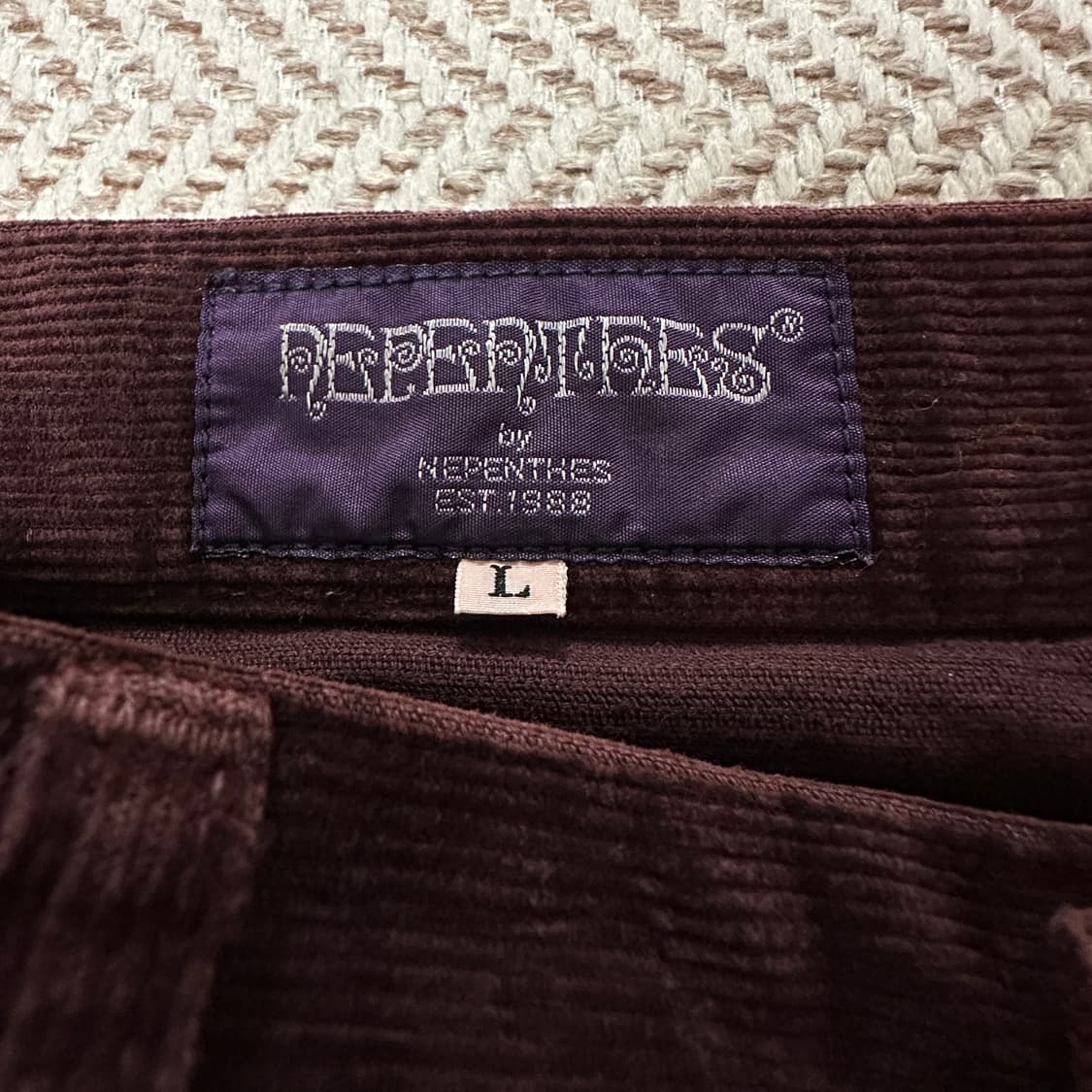 NEPENTHES japan made corduroy pants 상품이미지4
