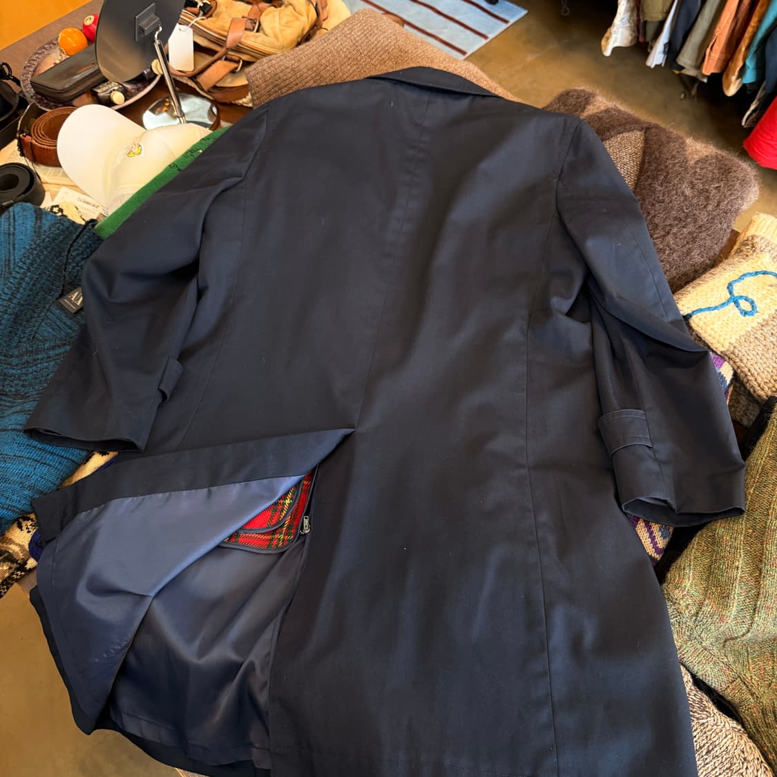 구형 맥그리거 싱글 코트 이너 체크 M L 상품이미지6