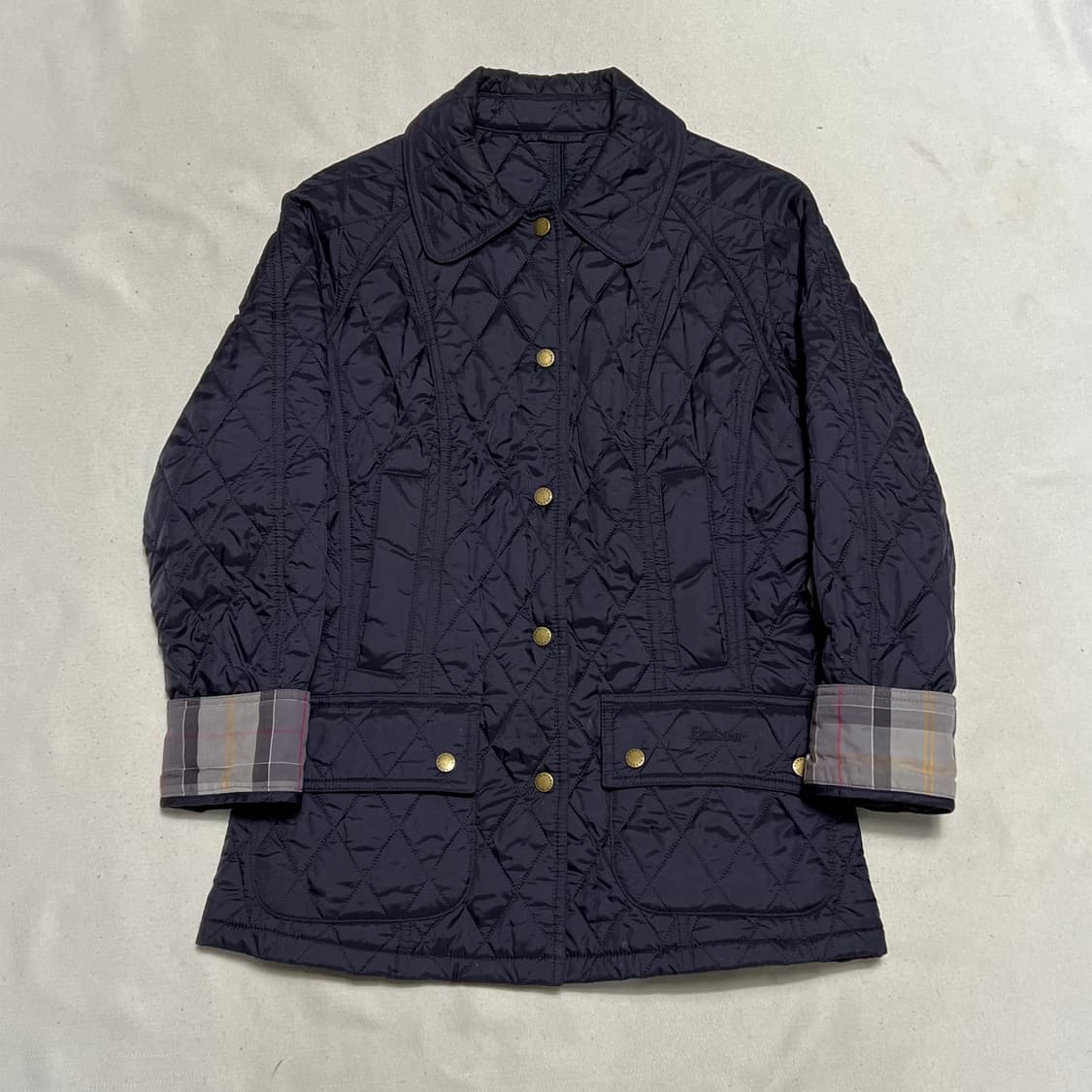 4 바버 여성용 네이비 퀼팅 자켓 상품이미지2