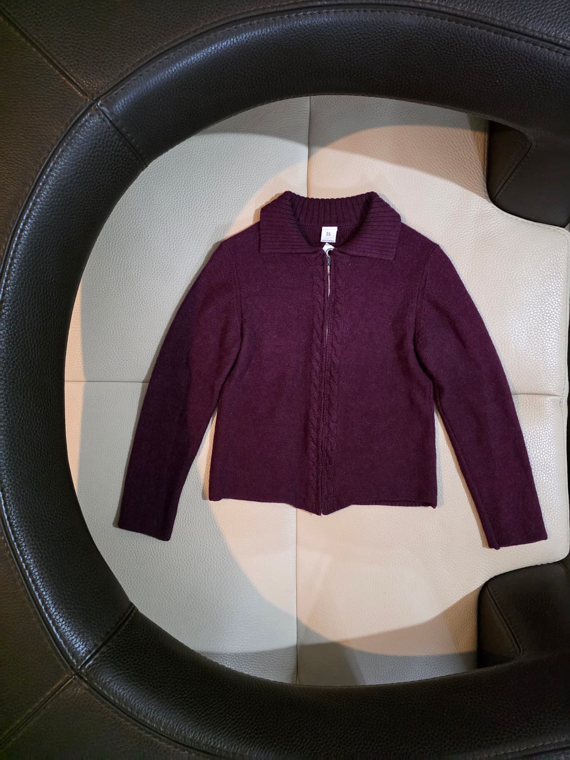 I.S sunao kuwagara zip-up knit cardigan 상품이미지2