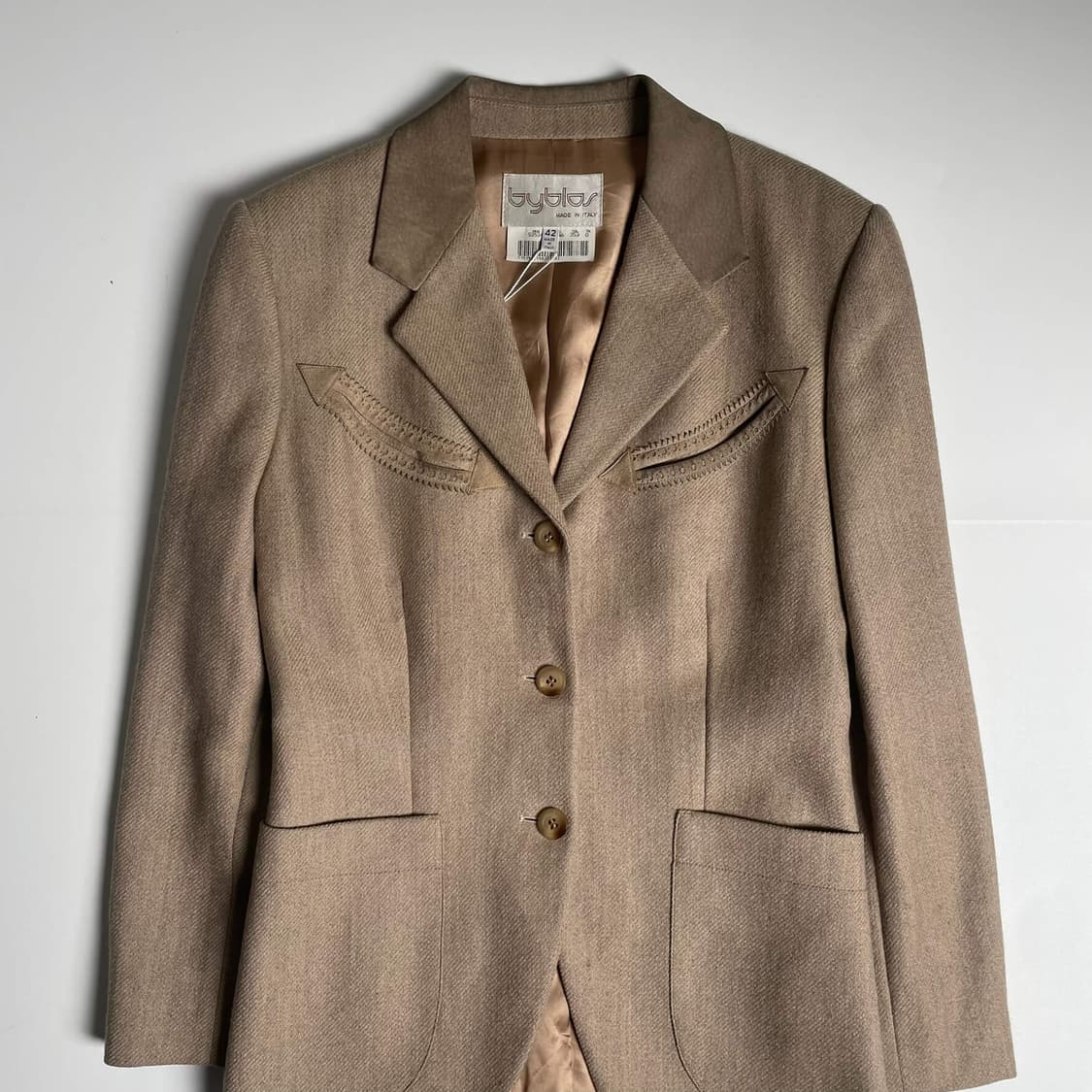 90's byblos western jetted pocket 블레이져 상품이미지2