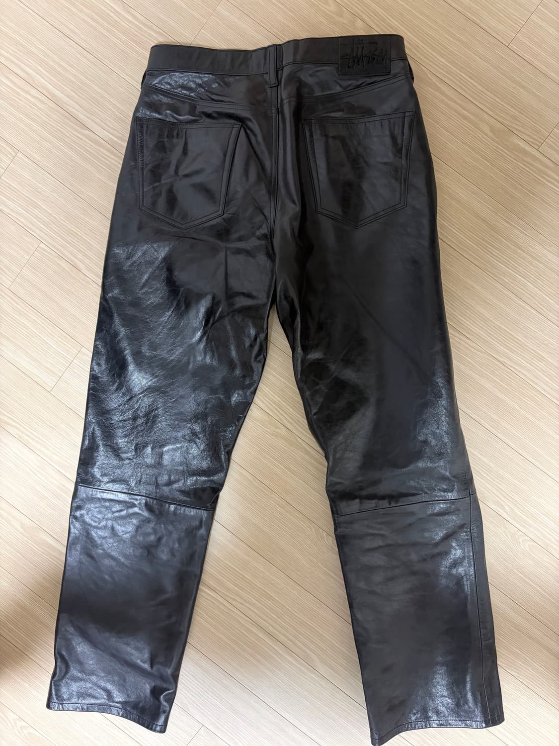 스투시 뉴클래식 레더팬츠 30사이즈 상품이미지3