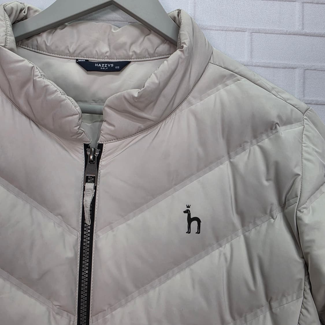헤지스 골프 구스다운 경량 패딩 자켓 점퍼 100사이즈 새상품급 상품이미지3