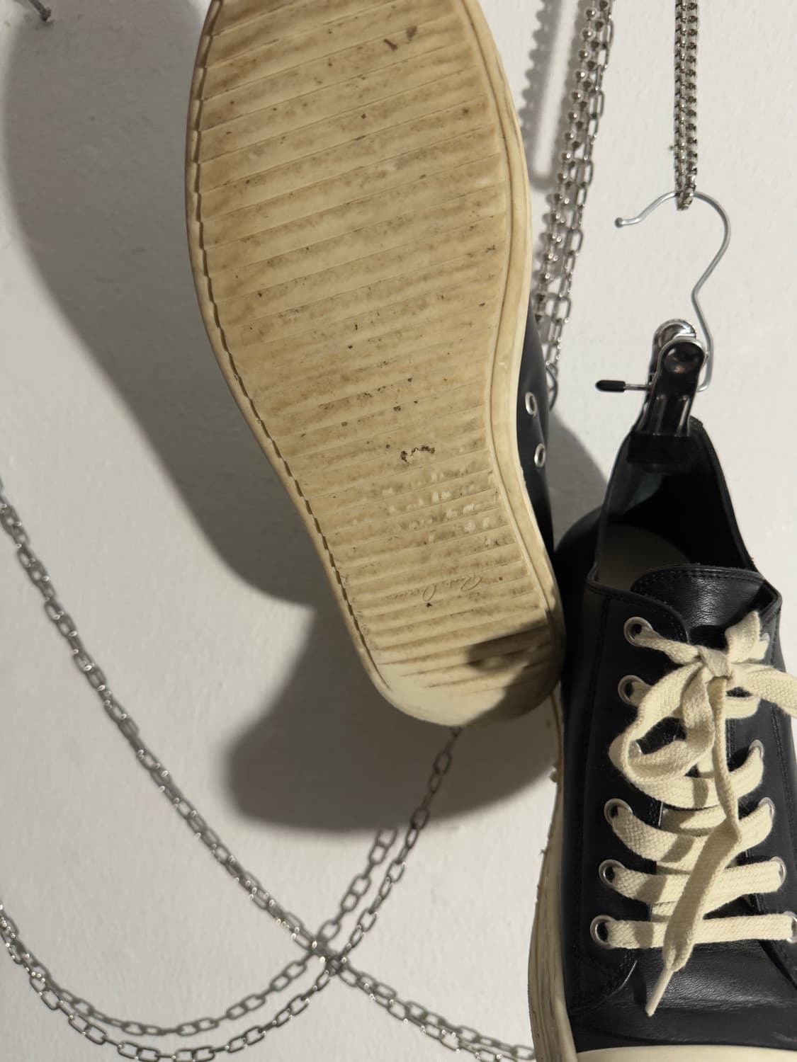 릭오웬스 라몬즈 로우 스니커즈 상품이미지4