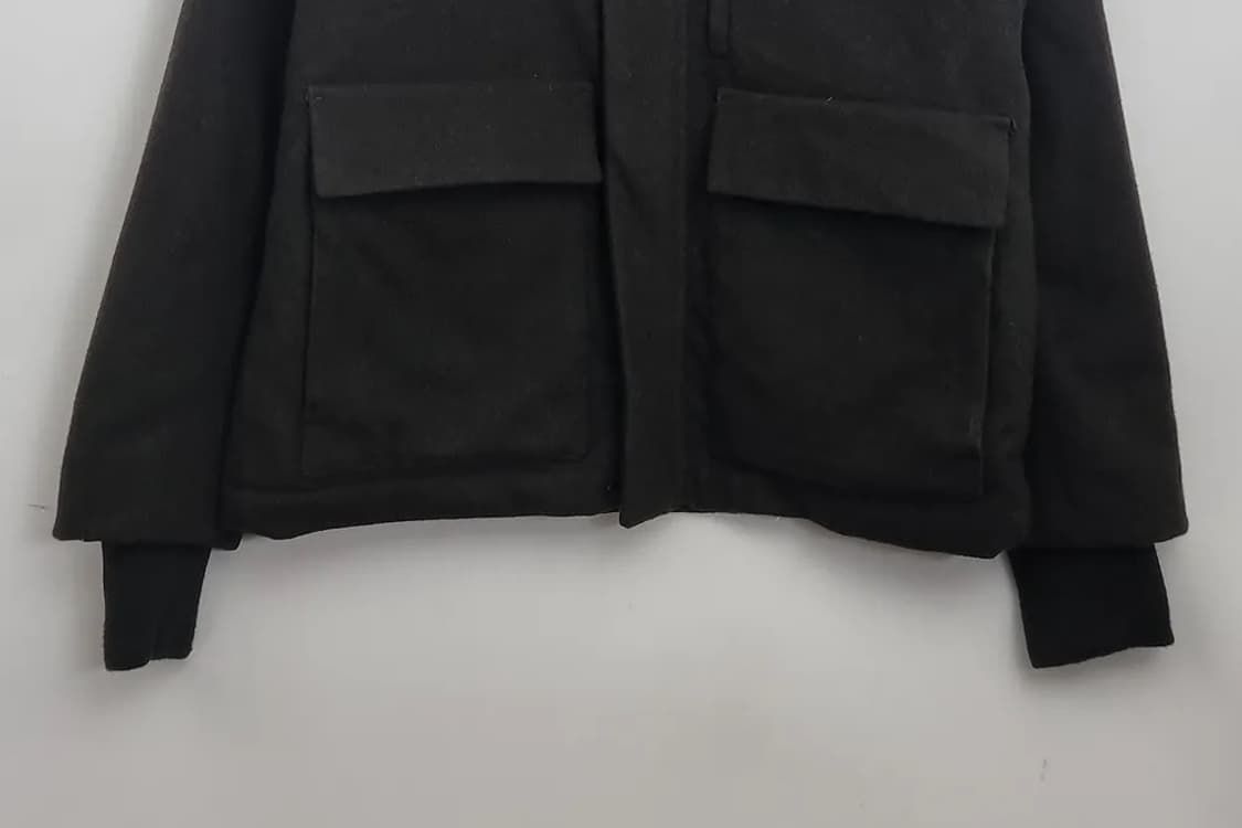 글로벌워크 블랙 울자켓  상품이미지4