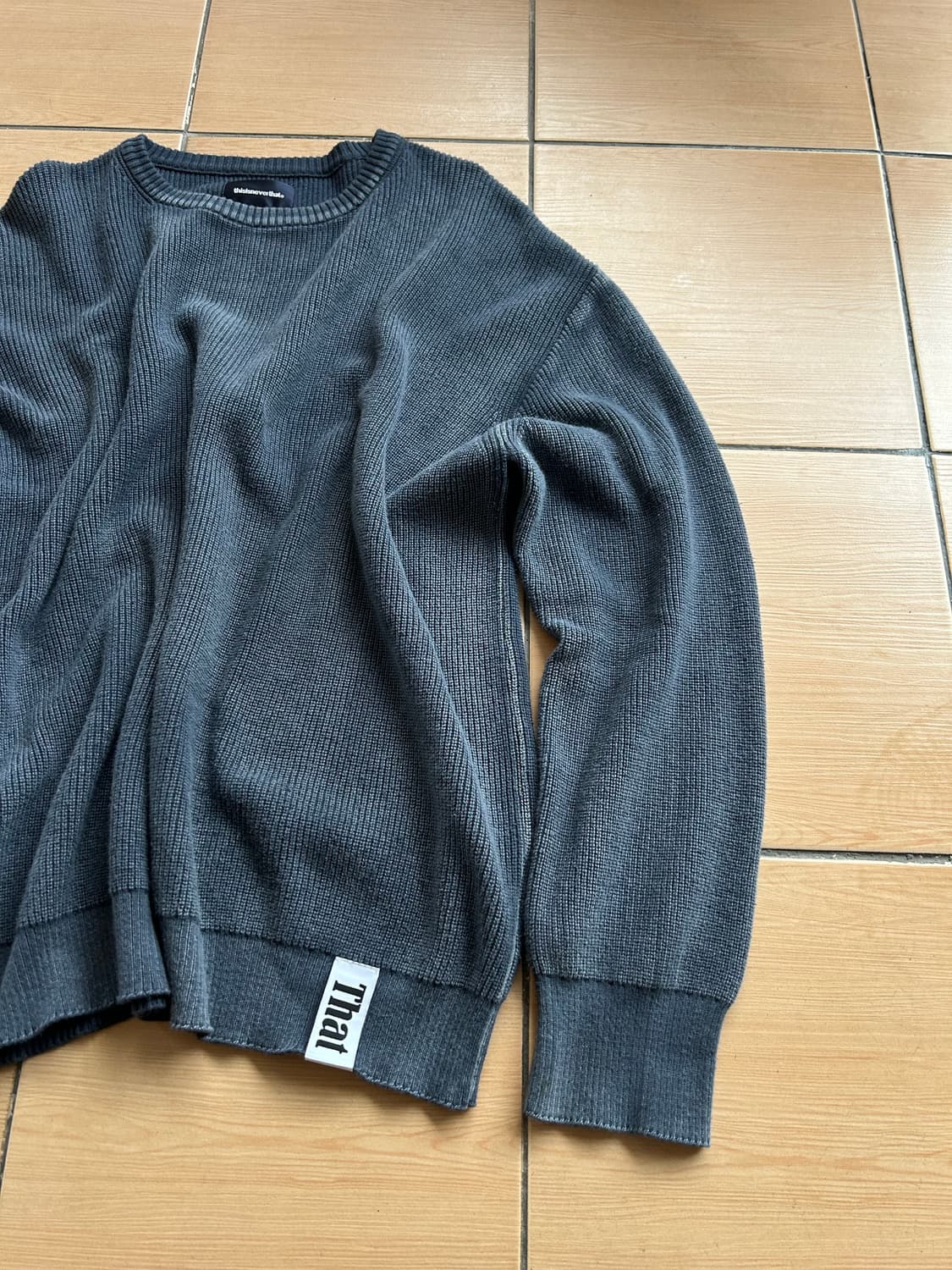 디네댓 에시드워시 코튼니트 상품이미지3