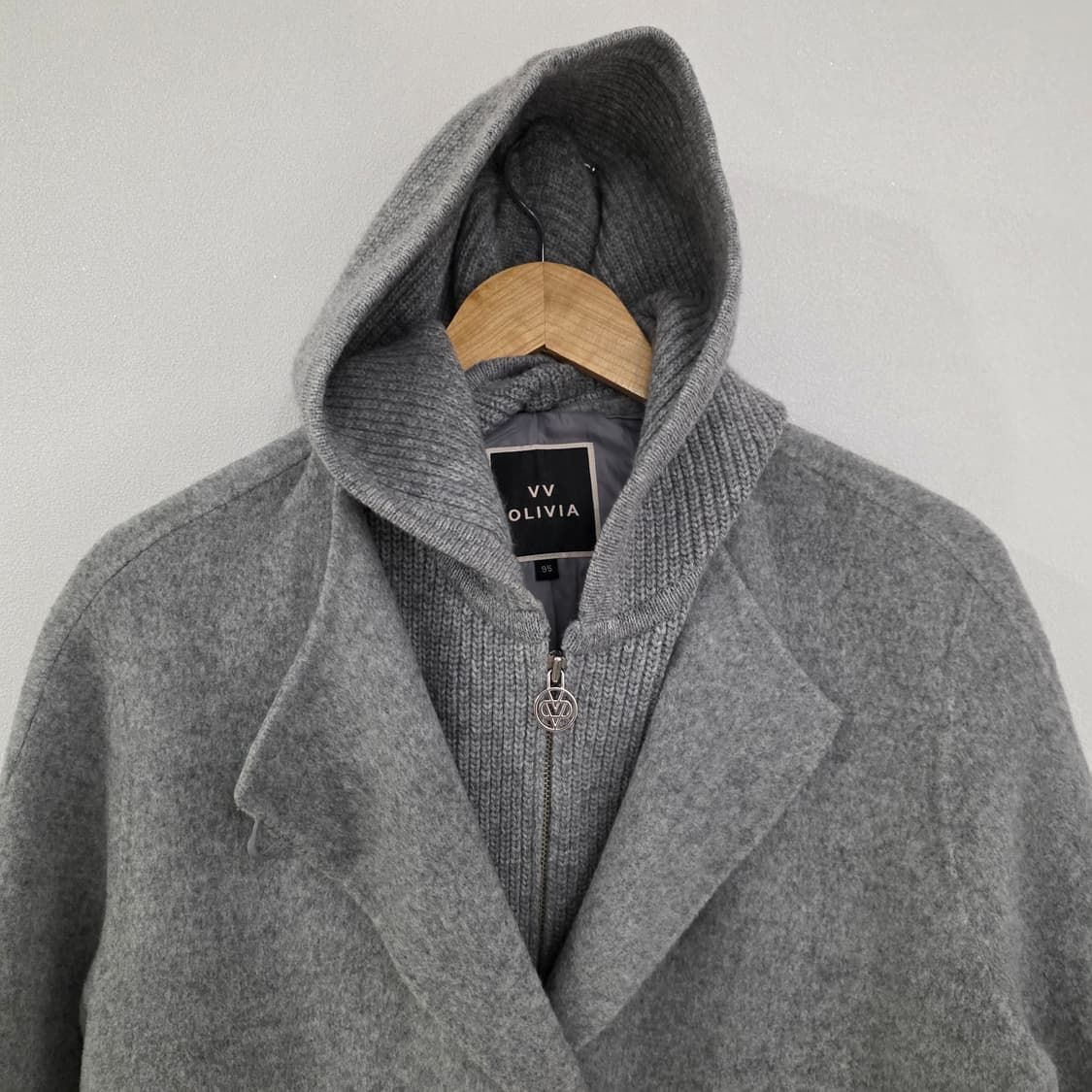 VV OLIVIA 후드 코트 그레이 95 상품이미지3