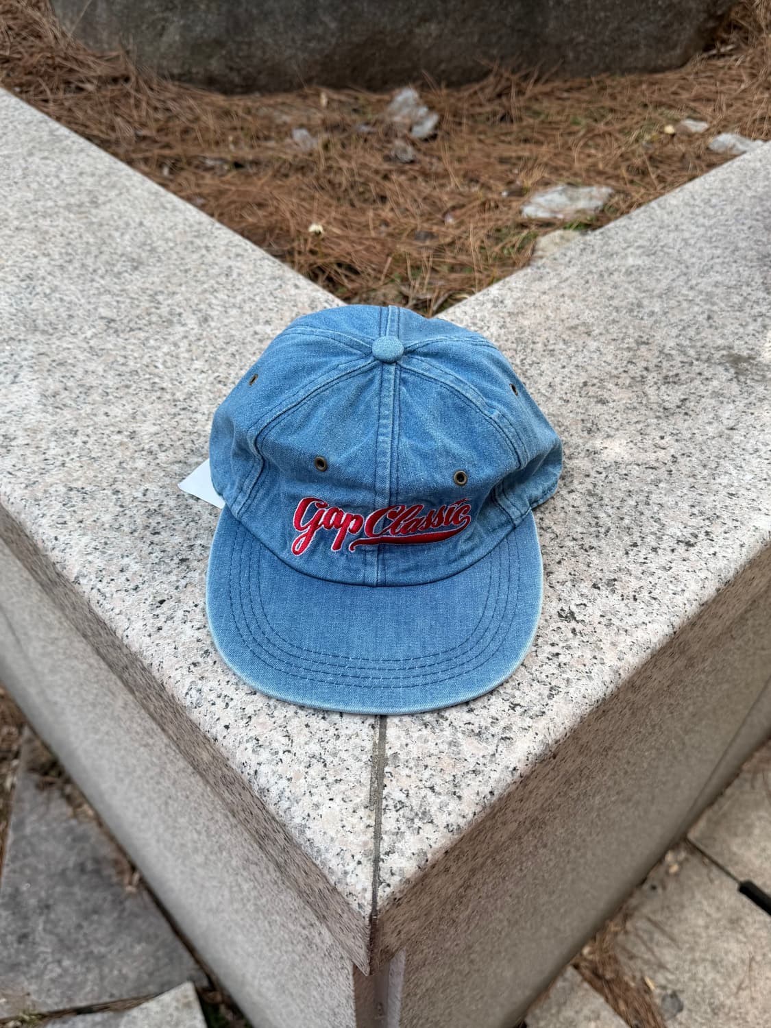 (deadstock) 90s Gap 올드갭 6-Panel 데님 캡 상품이미지1