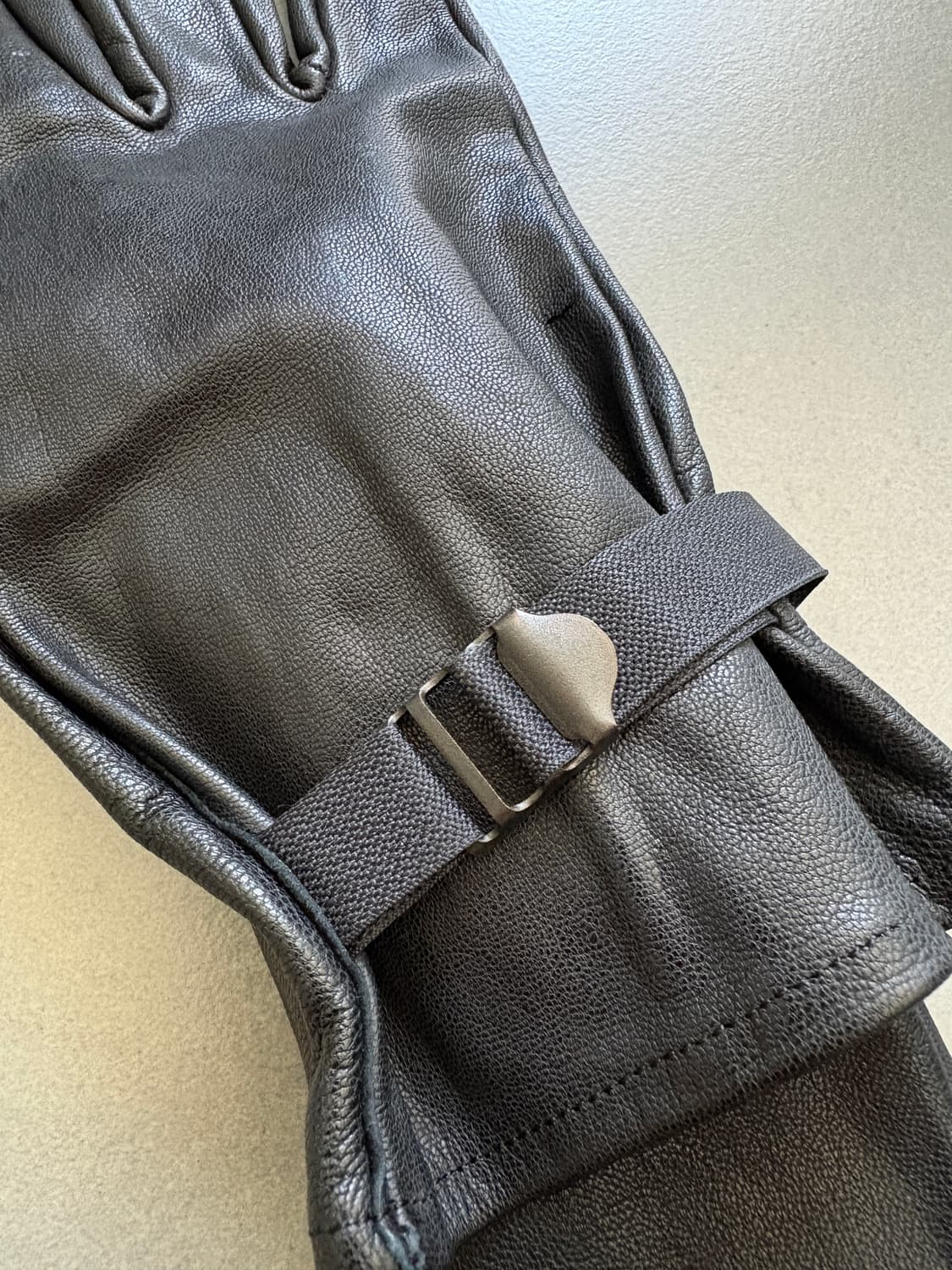 80s 벨기에 군 가죽 장갑  상품이미지3