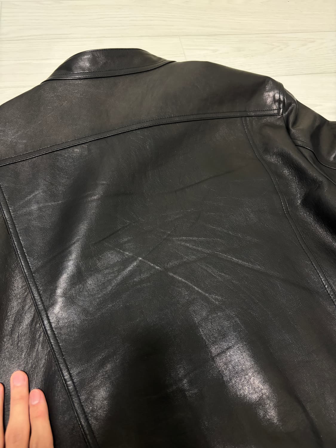 1) 다이브인 루즈드 레더 자켓 상품이미지3