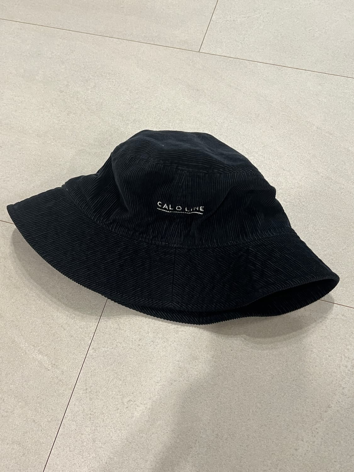 cal o line 코듀로이 버킷햇 블랙 상품이미지1