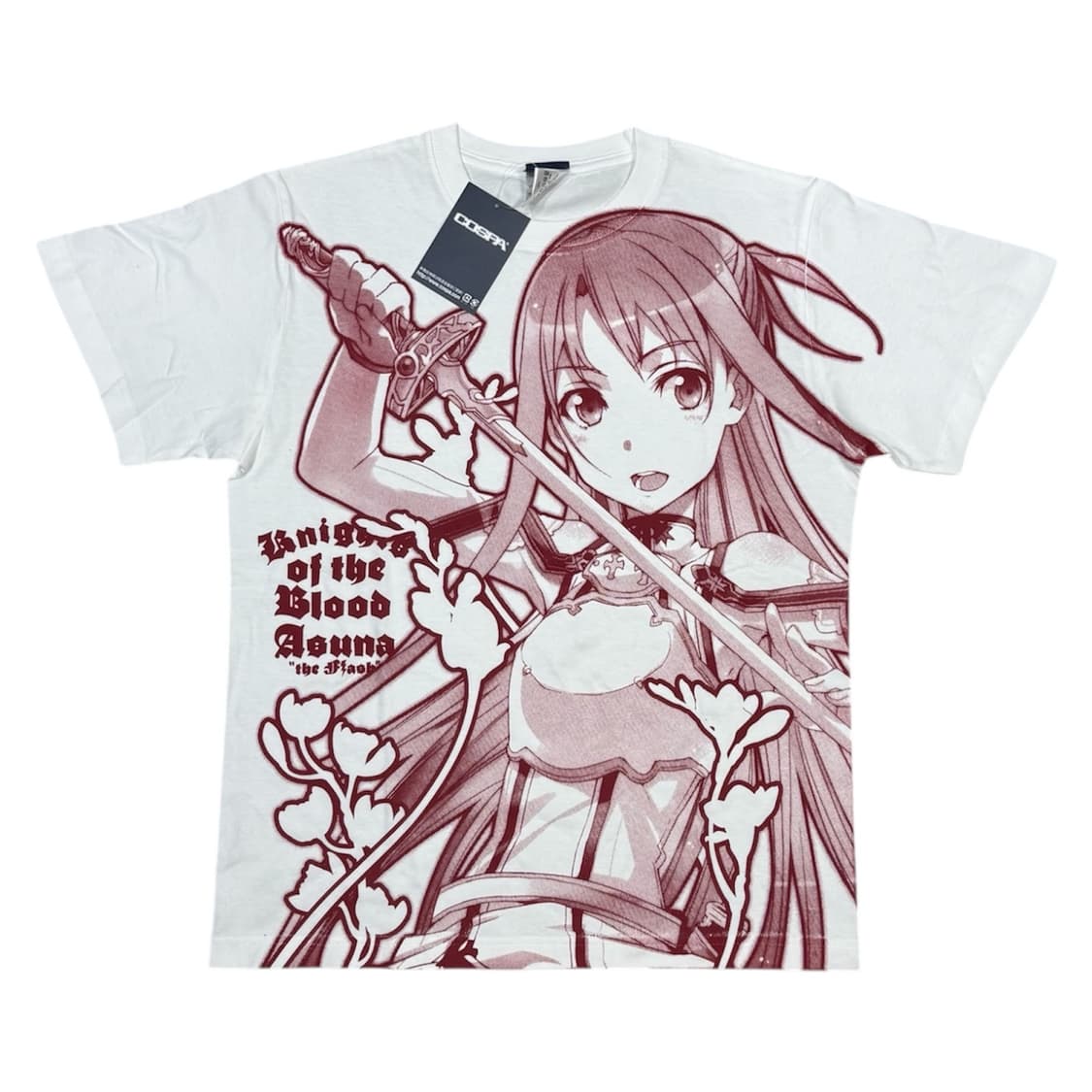 소드아트온라인 아스나 코스파 공식 머천다이즈 반팔 티셔츠 상품이미지1