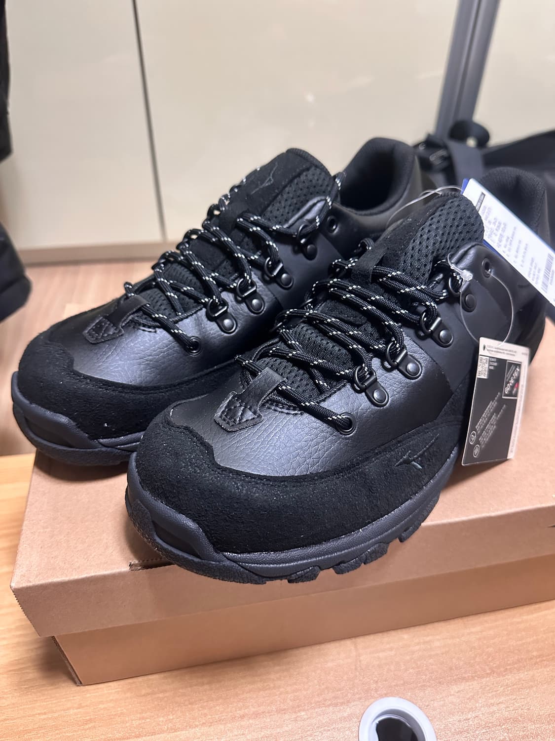 미즈노 웨이브 OD GTX 블랙 265사이즈 상품이미지1