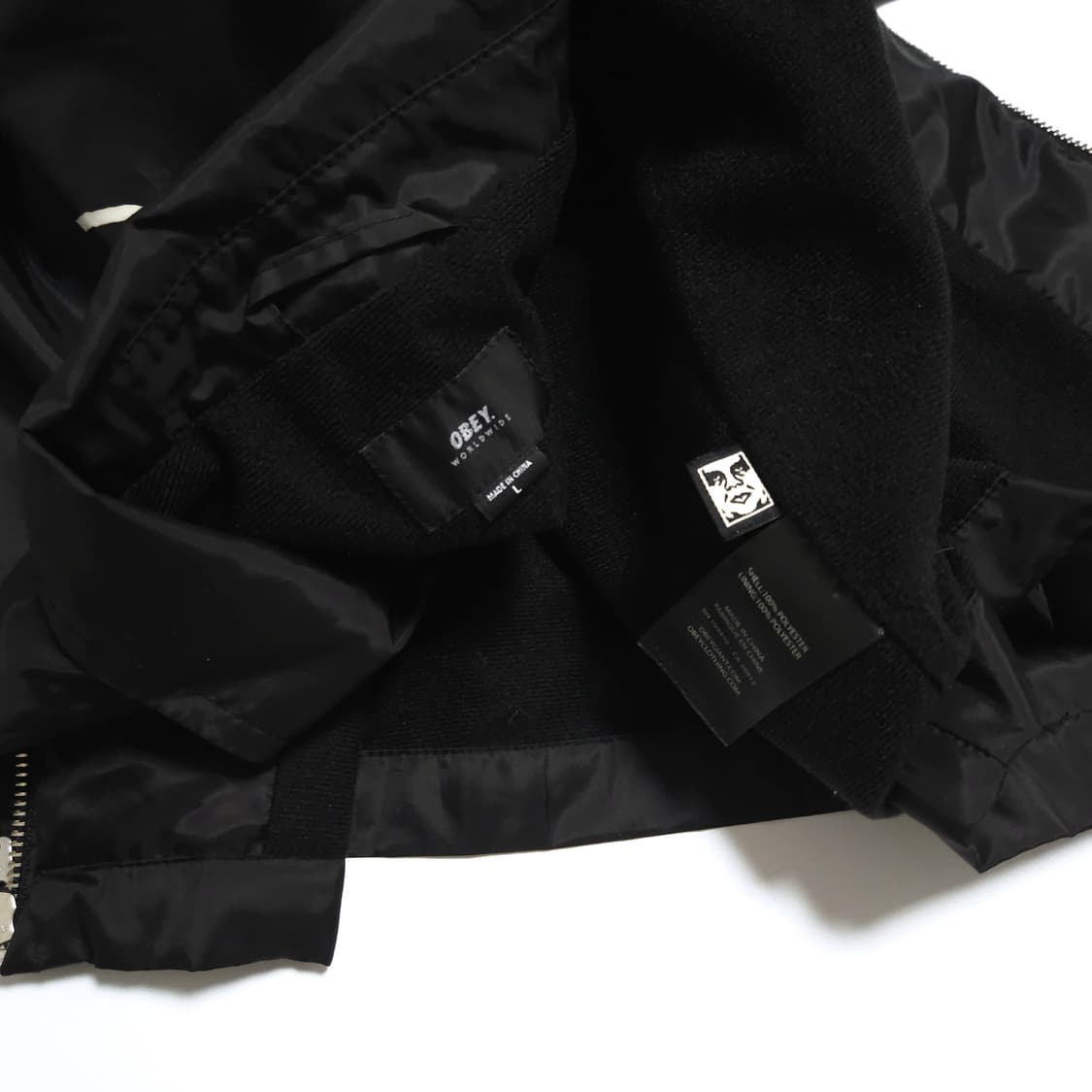 오베이 OBEY 바람막이 코치 자켓 블랙 상품이미지5