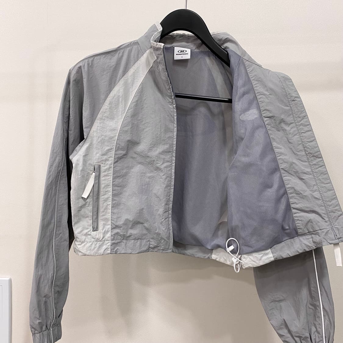 본투윈 우먼스 나일론 블록 자켓 그레이 상품이미지7