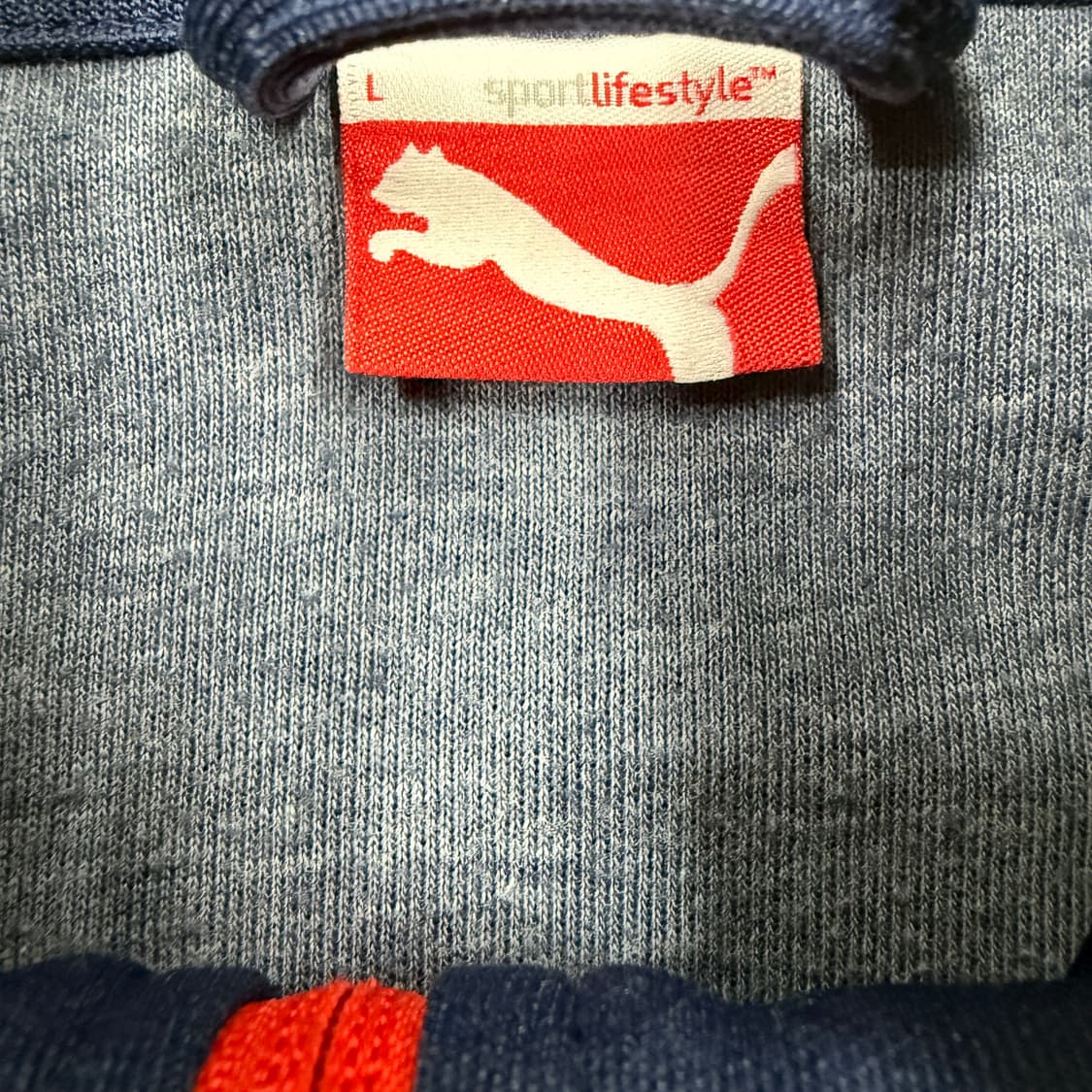 (L)퓨마 PUMA 사이드라인 트랙탑 져지(네이비,남빨) 상품이미지2