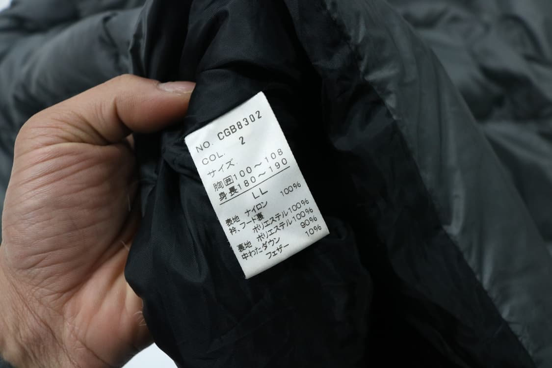 Gainer 게이너 빈티지 차콜 그레이 후드 다운 패딩 점퍼 상품이미지9