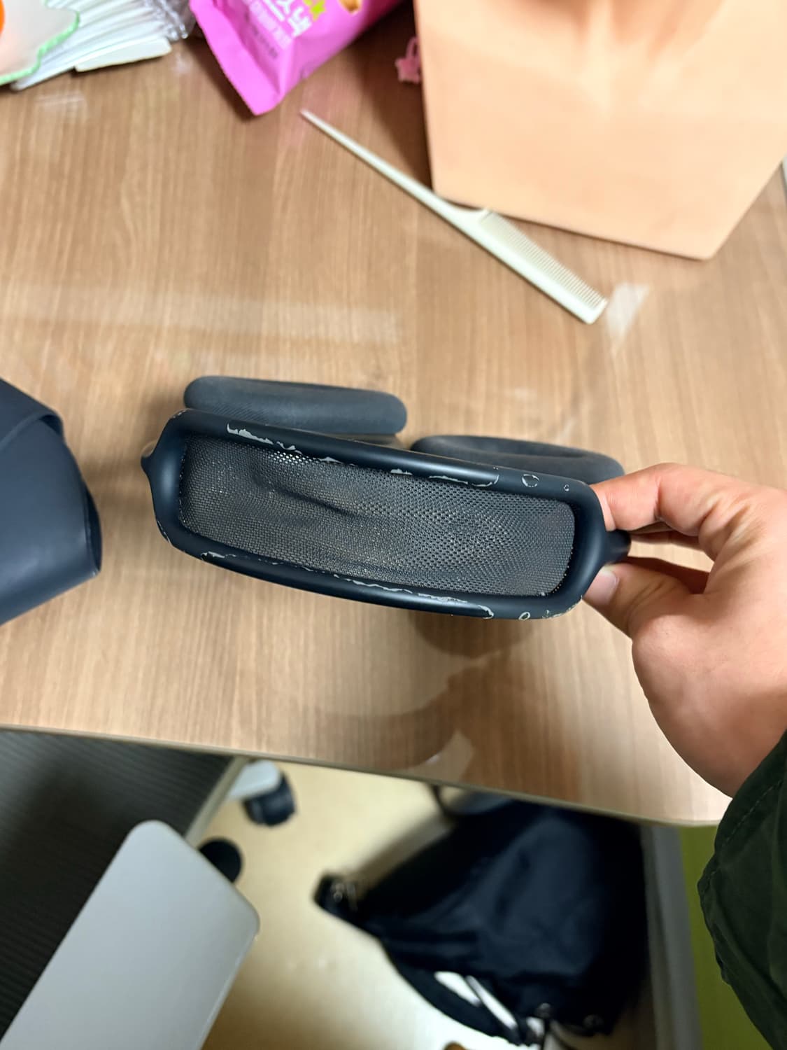 에어팟 맥스 스페이스 그레이 라이트닝 풀박스 상품이미지3