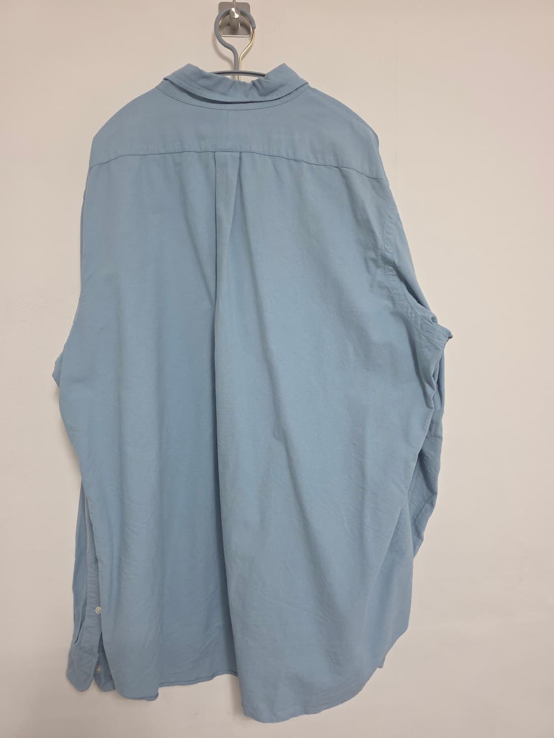 폴로 랄프로렌 연하늘 셔츠 XXL 오버핏 상품이미지3