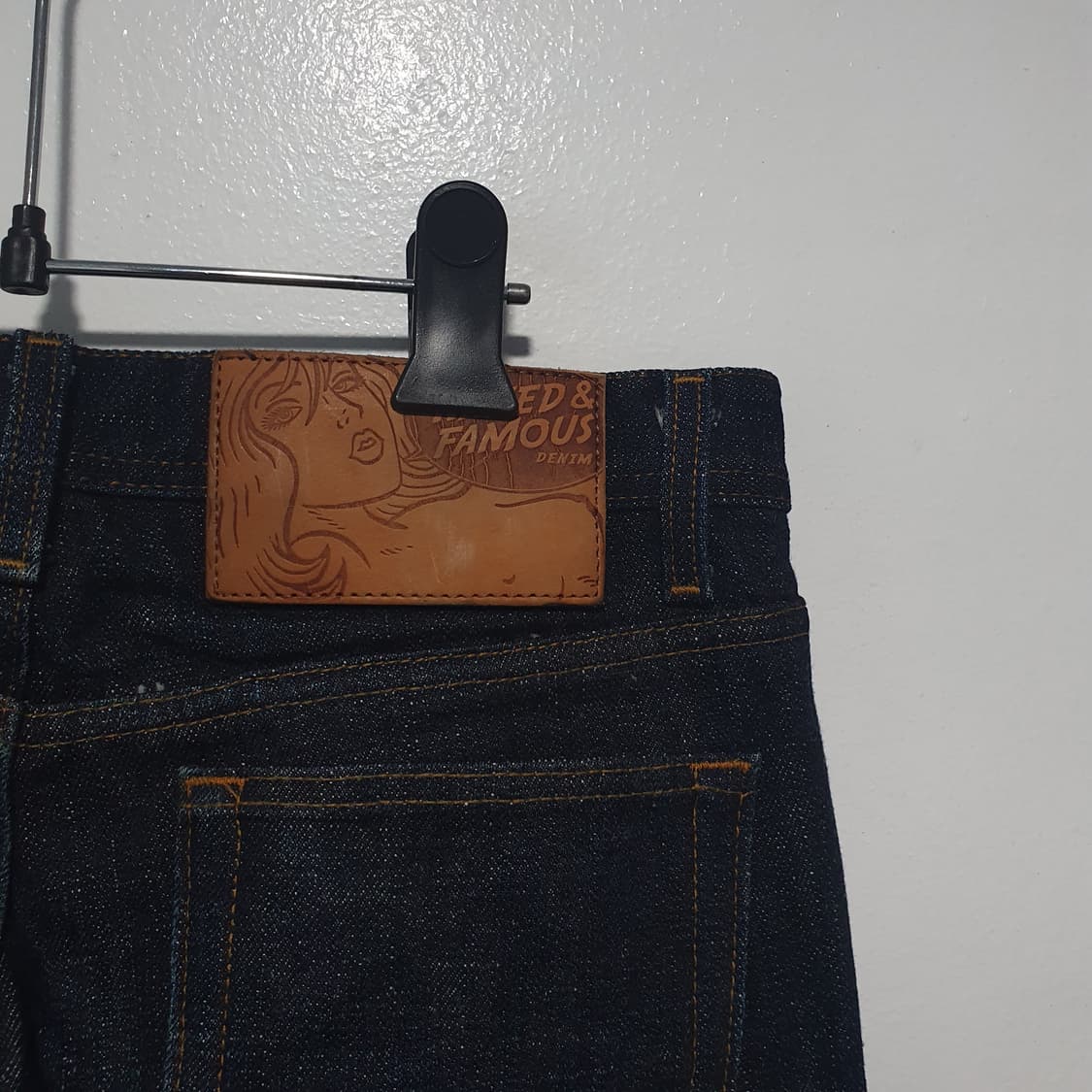 네이키드앤페이머스 네페진 오카야마 스피릿3 생지 데님팬츠 셀비지 31인치 상품이미지10