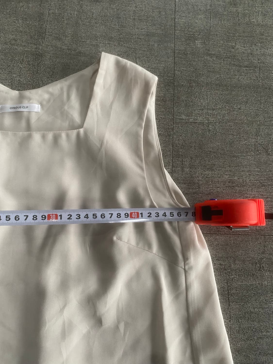 일본빈티지 Opaqueclip 달천깔페어리 퍼퓰럼 슬리브리스나시탑 상품이미지2