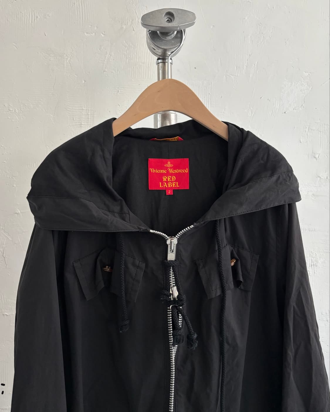Vivienne Westwood 비비안웨스트우드 레드라벨 블랙 후드 자켓 상품이미지8