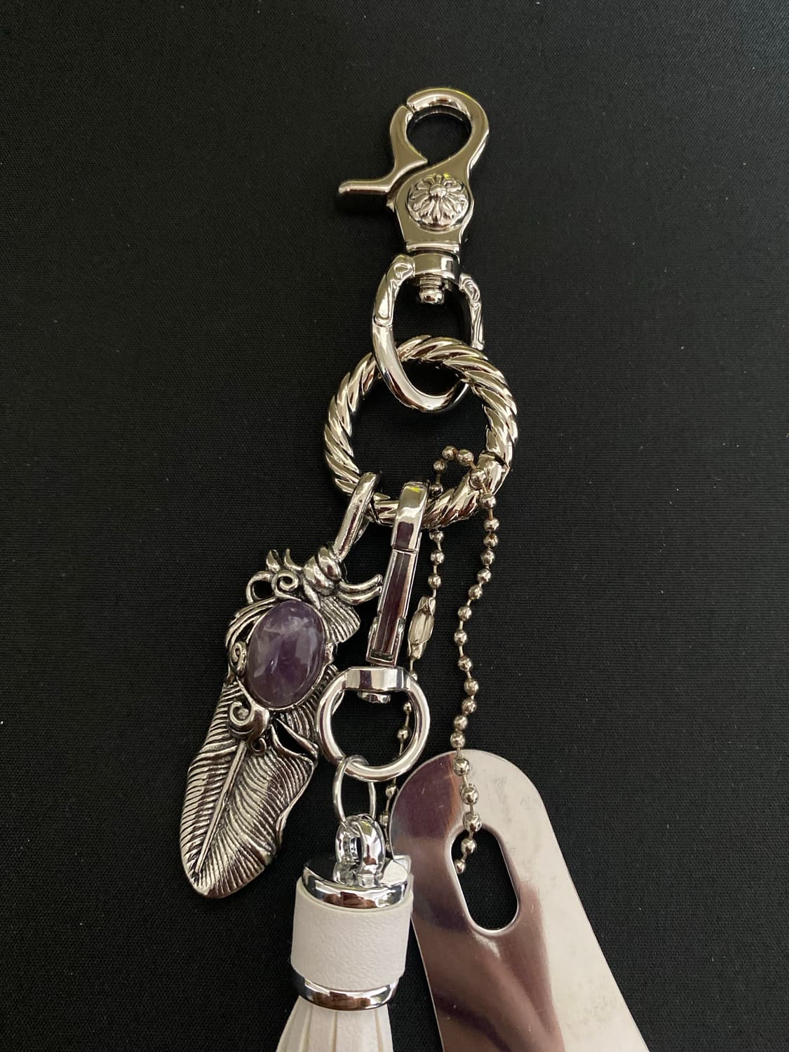 화이트 테슬  슈혼 키링 상품이미지5