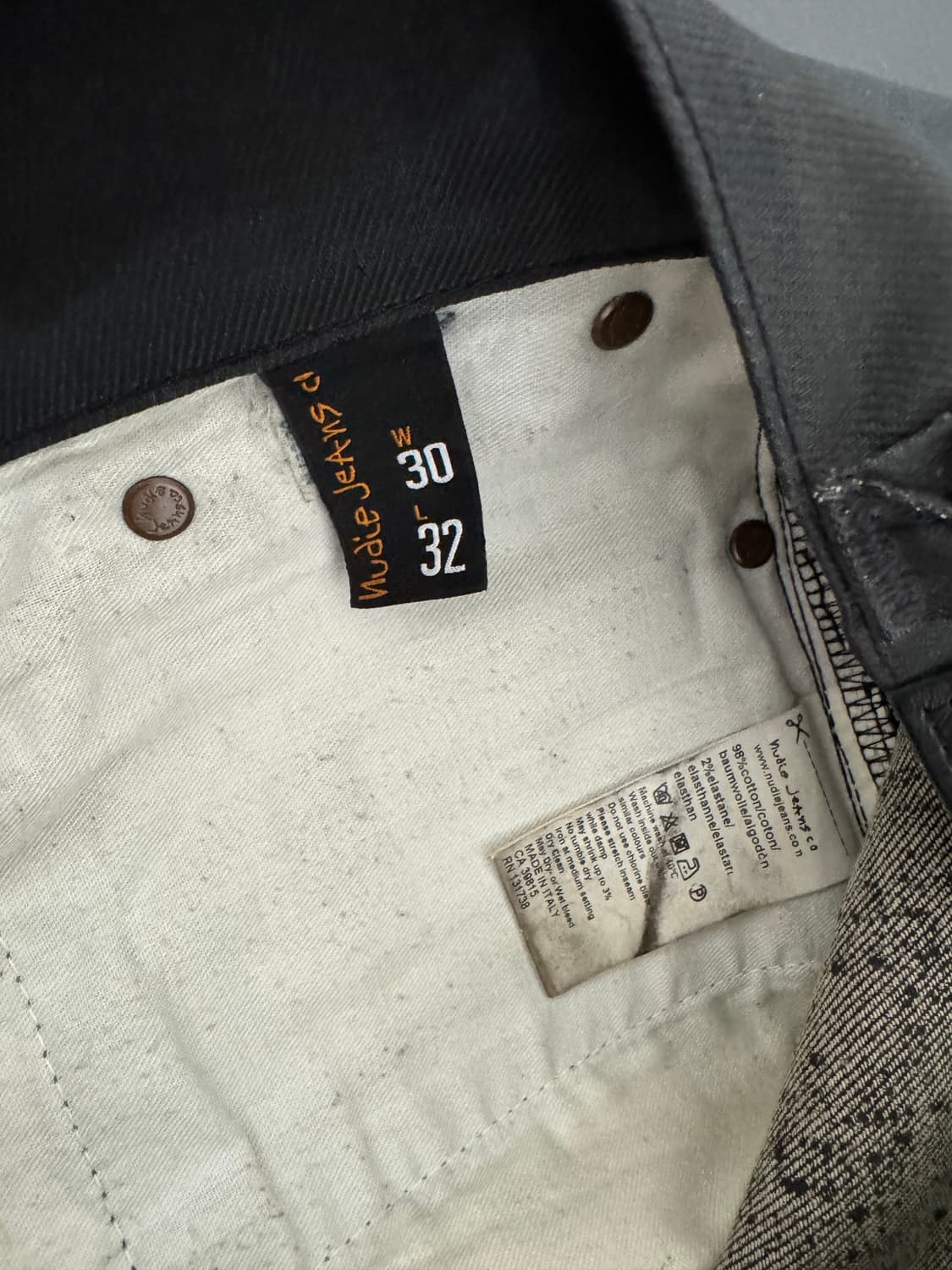 누디진 씬핀 드블코 코팅진 30x32 상품이미지7