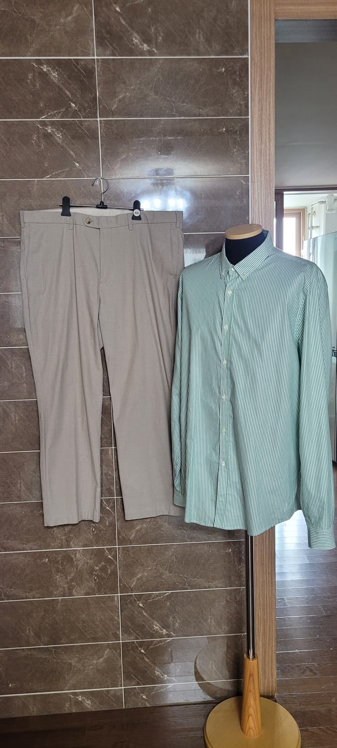 (남성105~110사이즈)ZARA 릴렉스핏 스트라이프 상품이미지1